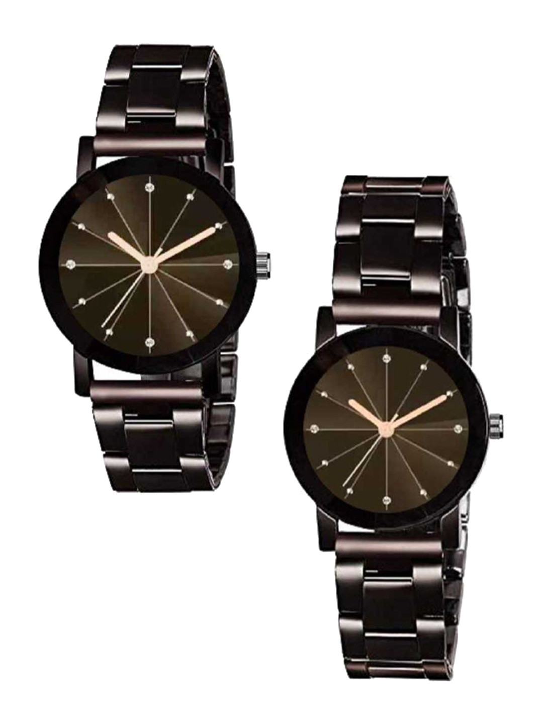Miss Perfect Unisex Embellished Dial & Straps Analogue Watch TrM68