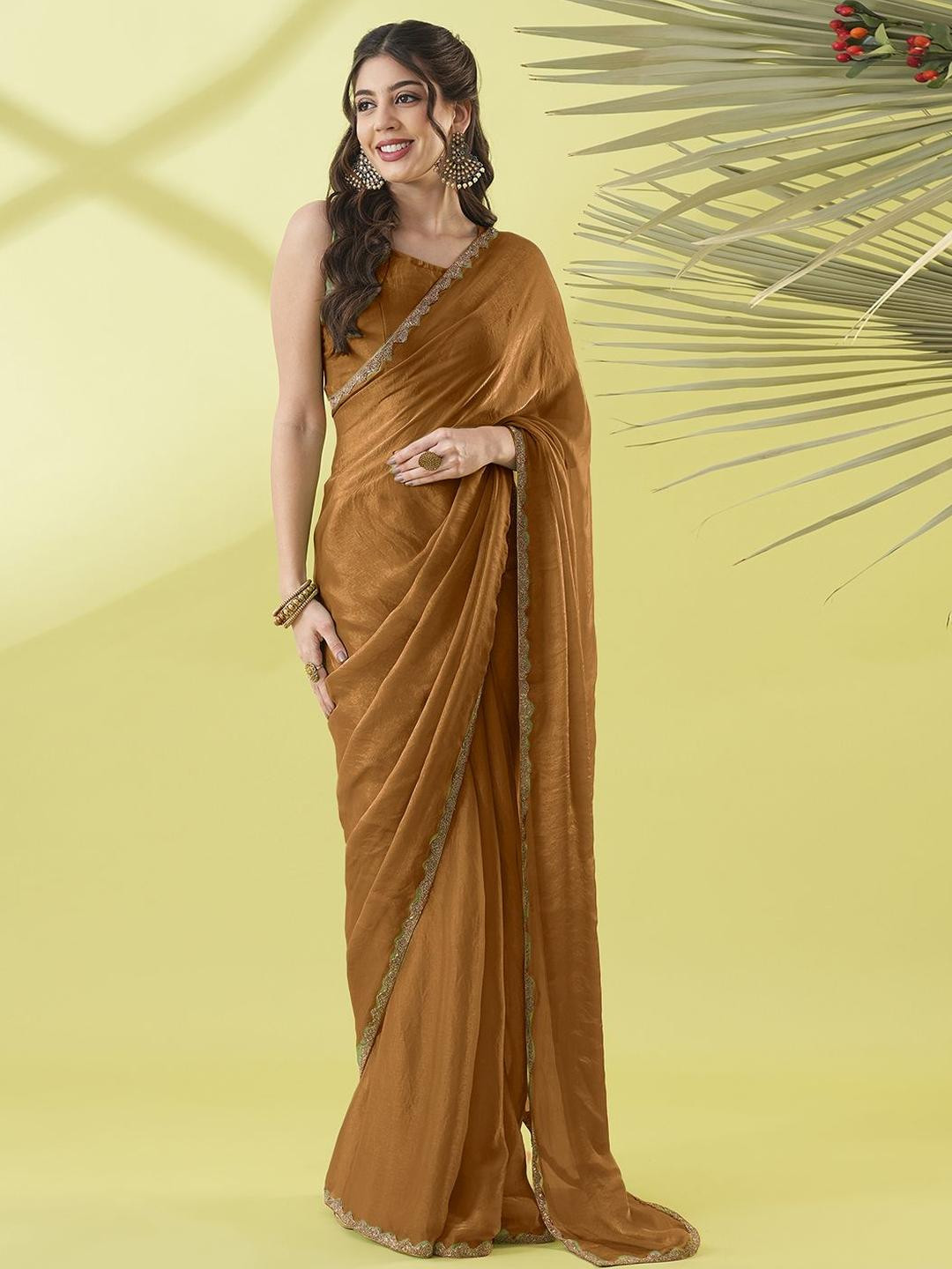 COLOURSOUL Saree With Unstitched Blouse