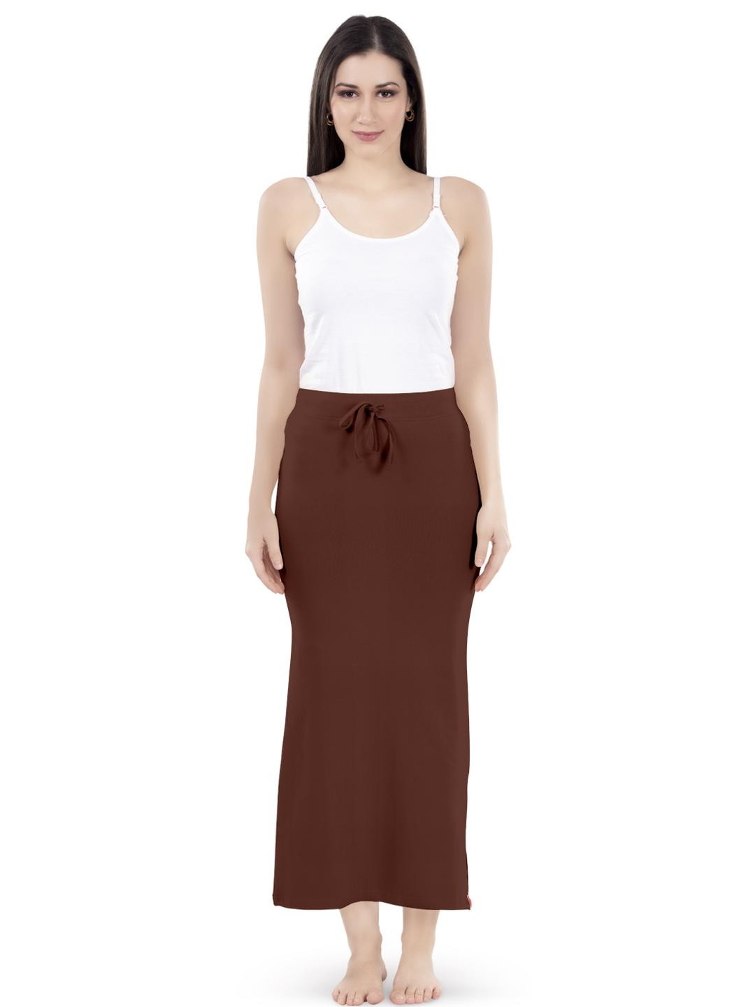 Digsel Cool Cotton Women Maroon Cotton Saree Shapewear