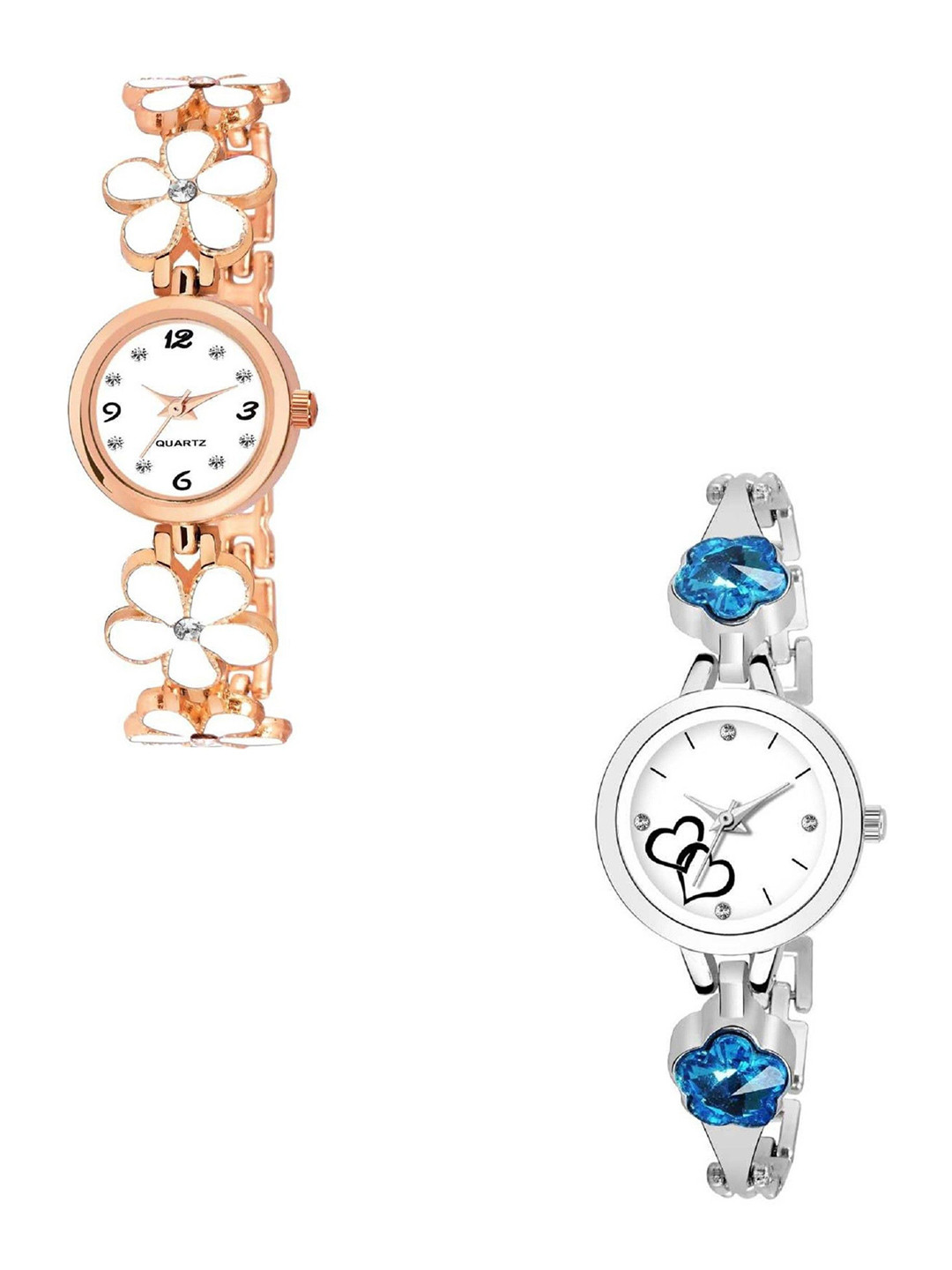 Miss Perfect Women Mother of Pearl Dial & Textured Straps Analogue Watch jk2336