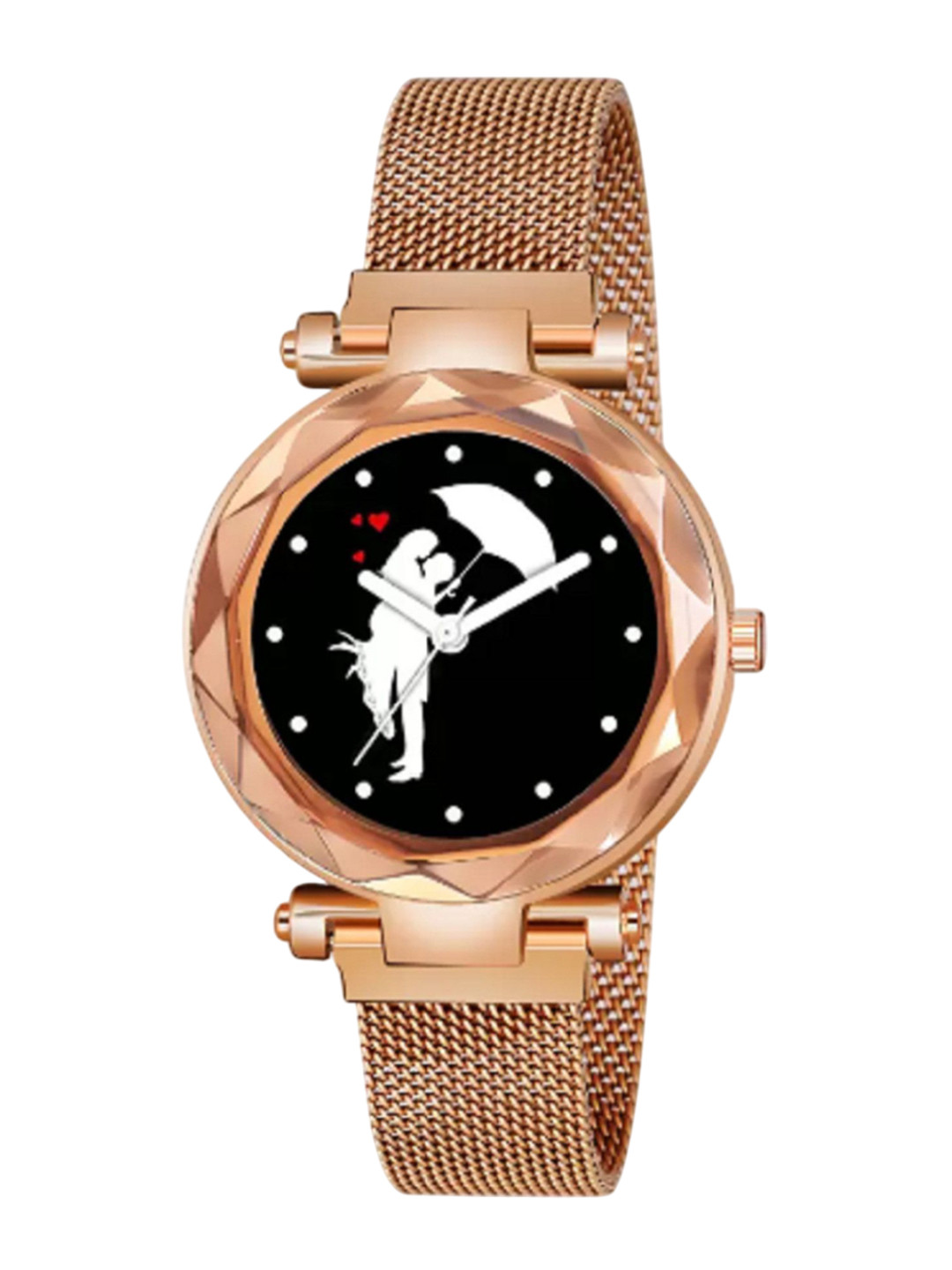 Miss Perfect Women Printed Dial & Bracelet Style Straps Analogue Watch DF89
