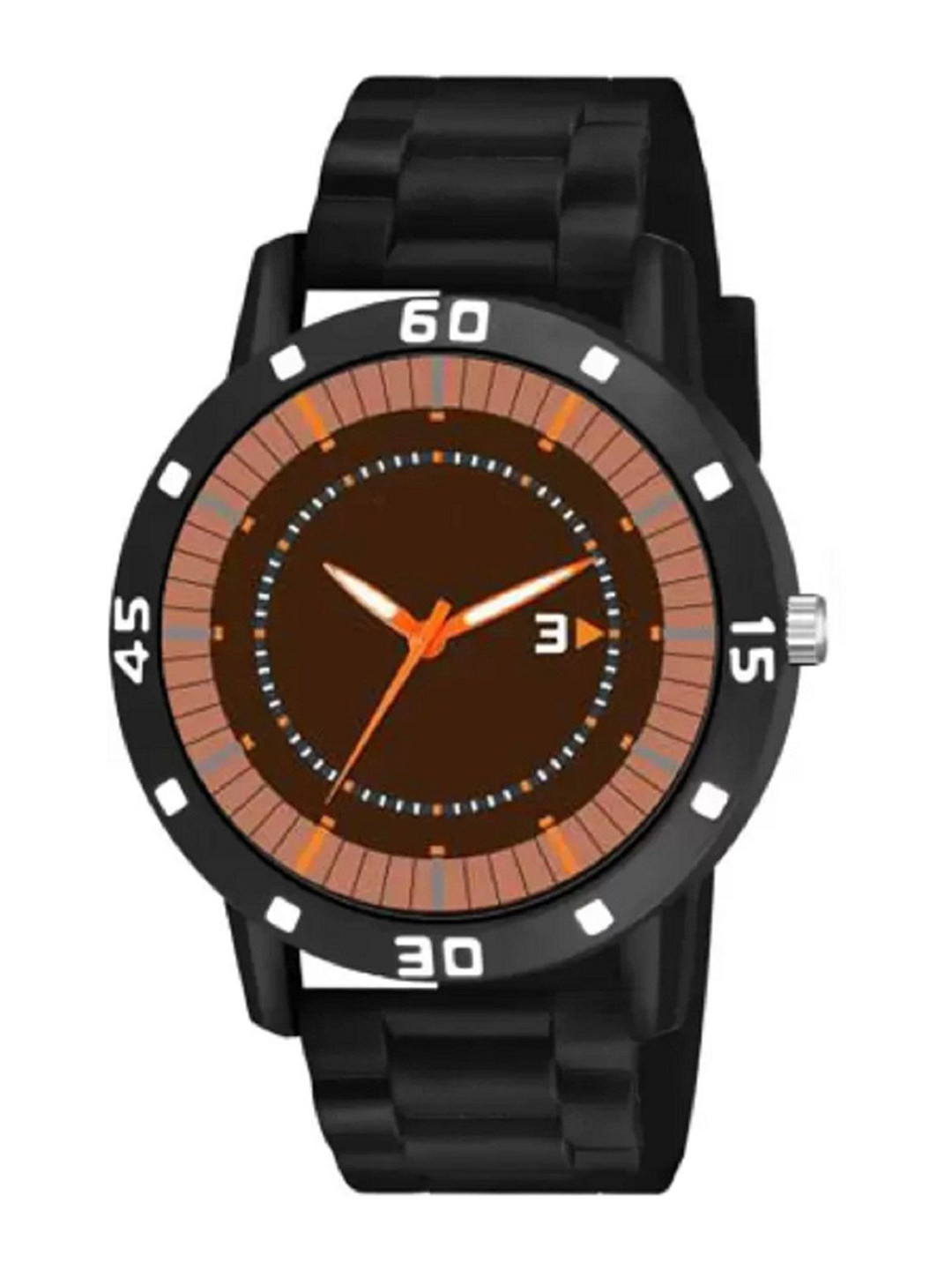 Miss Perfect Men Silicon Straps Analogue Watch QE322