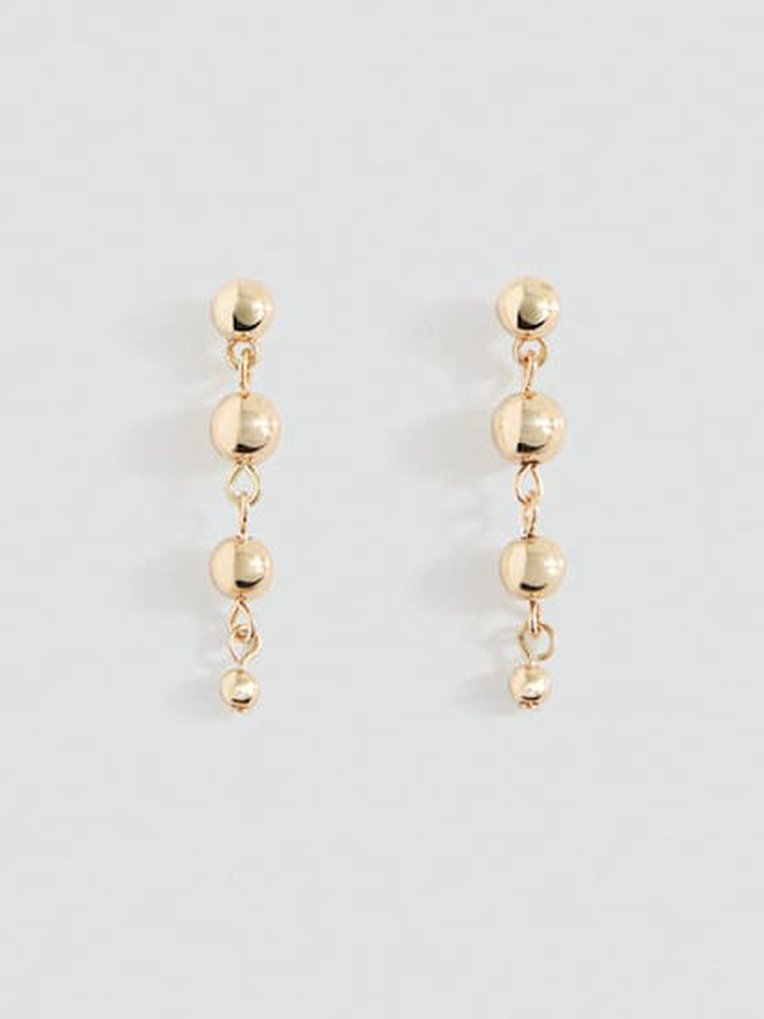 MANGO Circular Shaped Drop Earrings