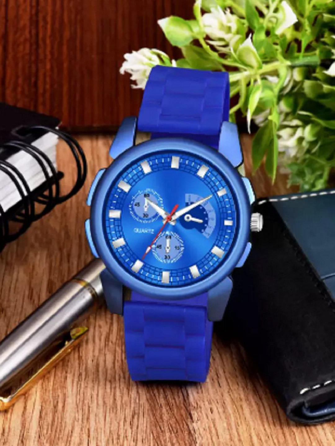 Miss Perfect Men Dial & Textured Straps Analogue Watch AC120