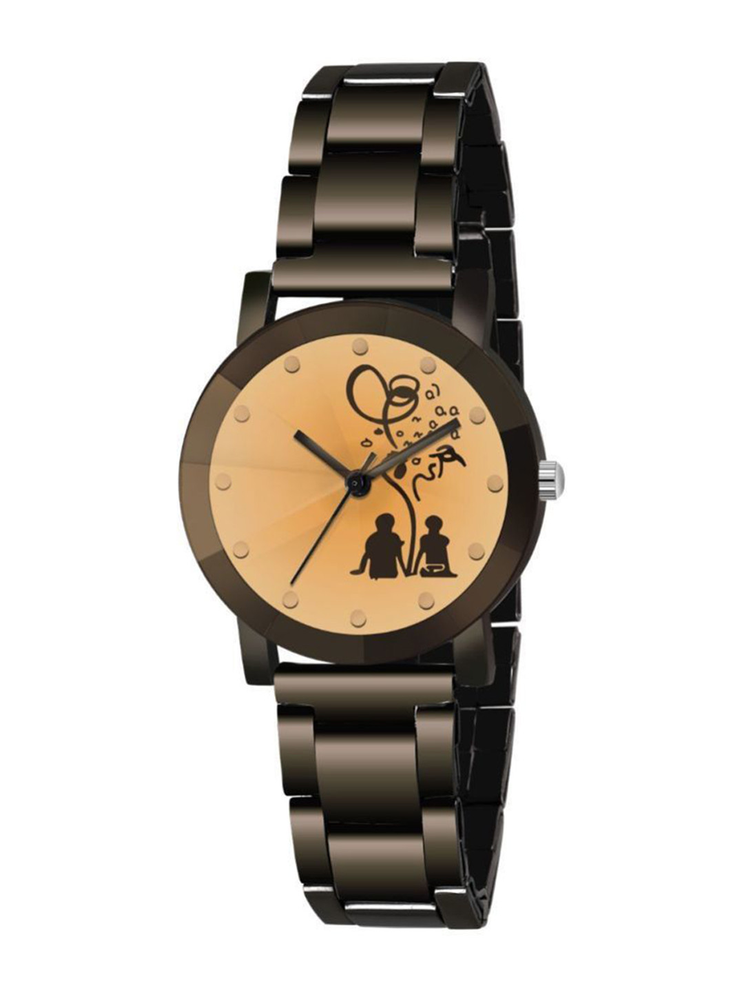 Miss Perfect Women Embellished Dial & Bracelet Style Straps Analogue Watch TrM11