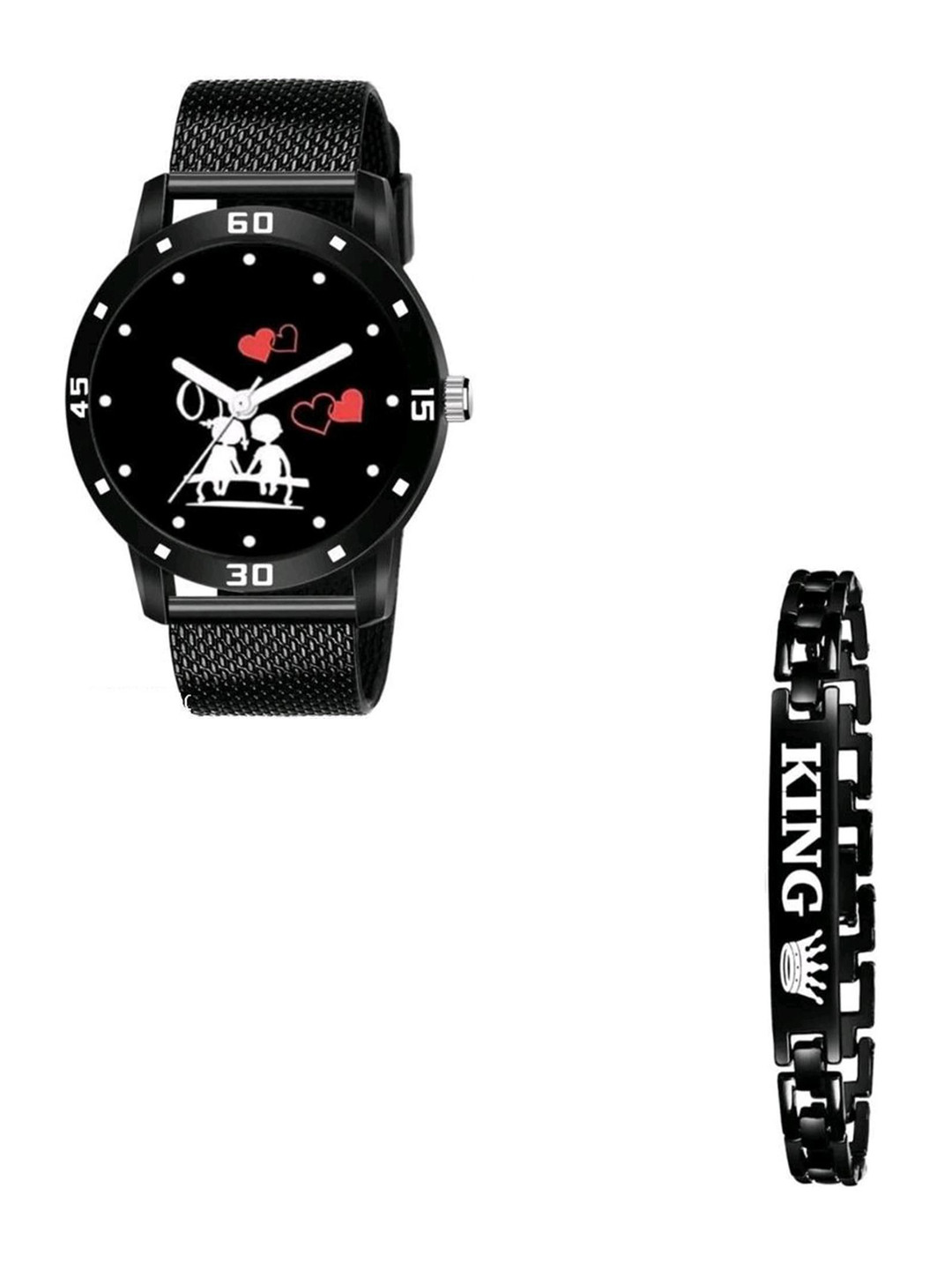 Miss Perfect Men Set of 2 Watch Gift Set h NPSF61