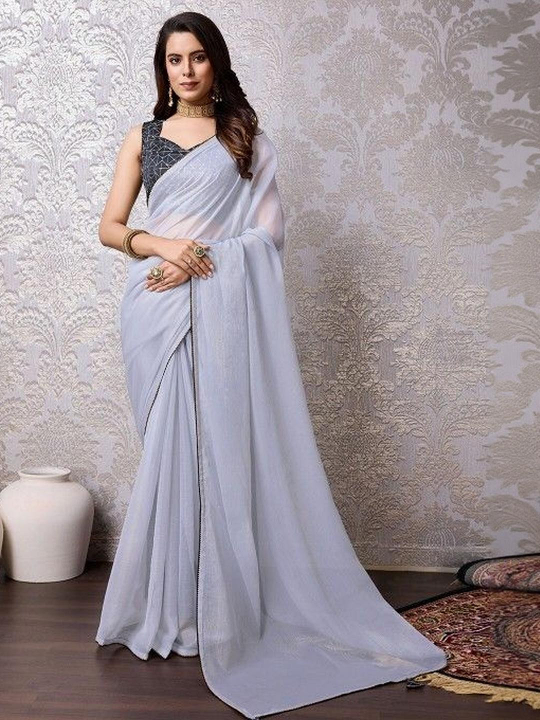 KARAGIRI Saree With Blouse Piece