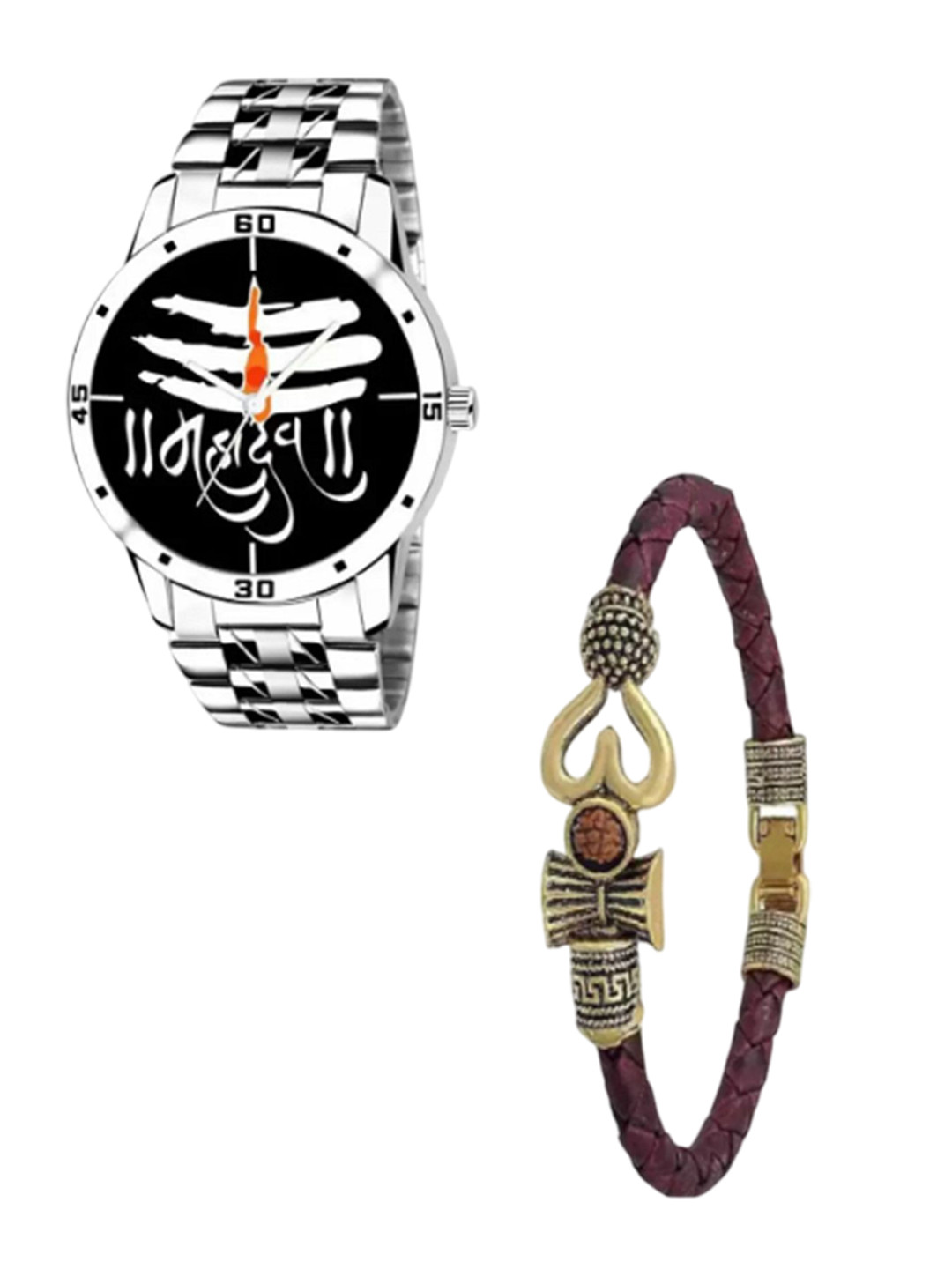 Miss Perfect Men Analogue Watch And Bracelet ACC364