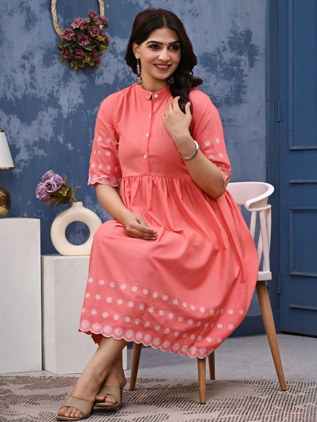 Billion Women Cotton Shirt Dresses