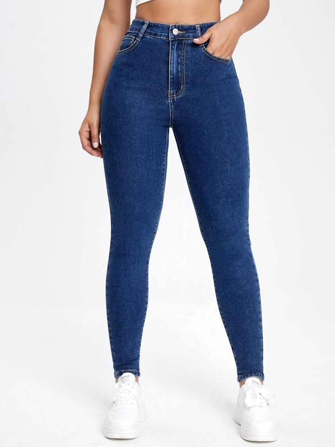 STEPLE DENIMS Women Jean Skinny Fit High-Rise Stretchable Jeans