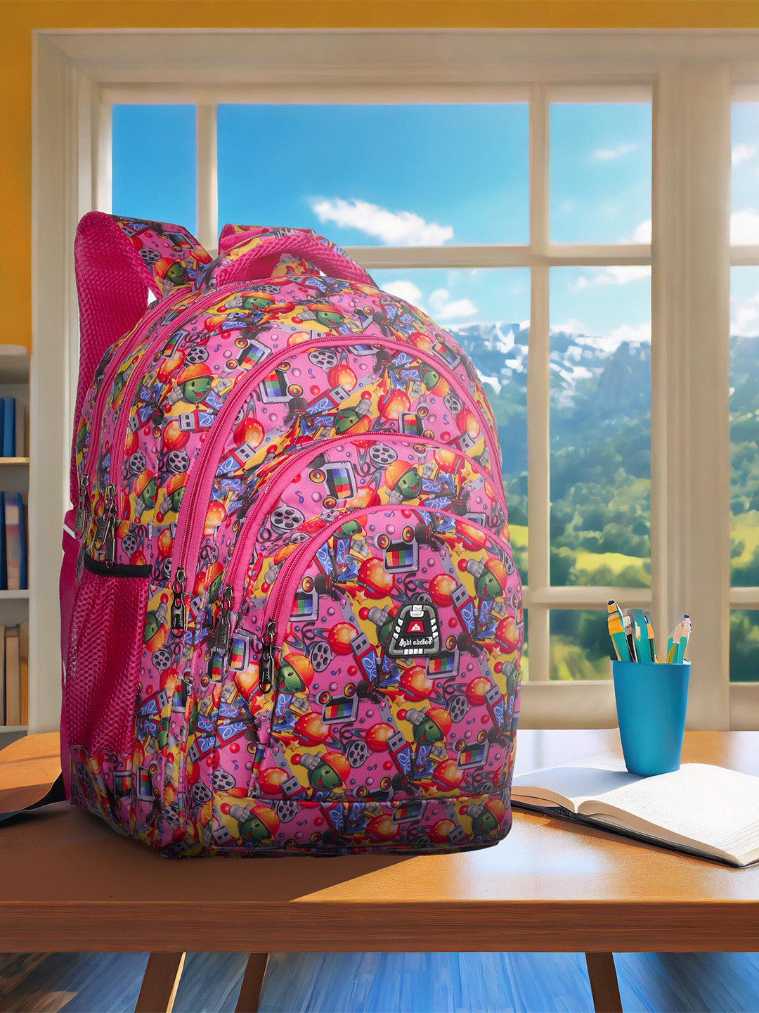 FLOTO Women Graphic Printed Small Backpack - 30 L