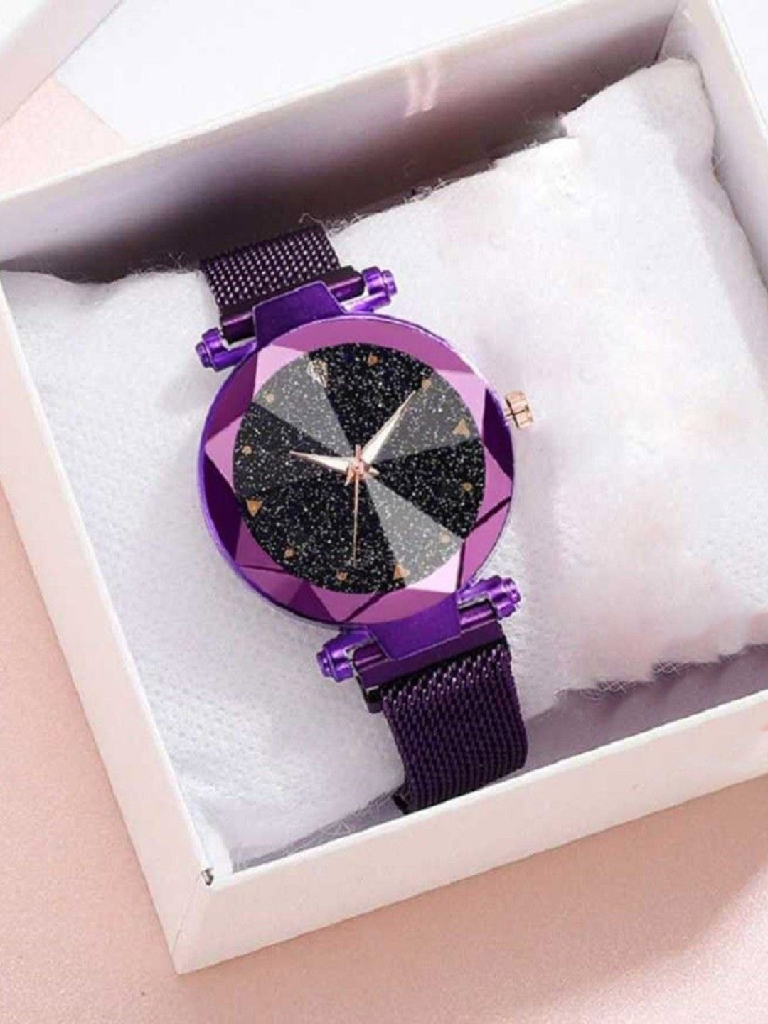 Miss Perfect Women Embellished Dial & Bracelet Style Straps Analogue Watch ar1271