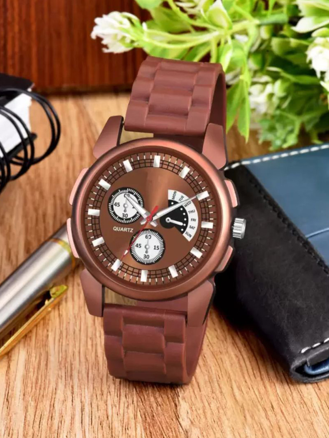 Miss Perfect Men Dial & Straps Analogue Watch ACC8