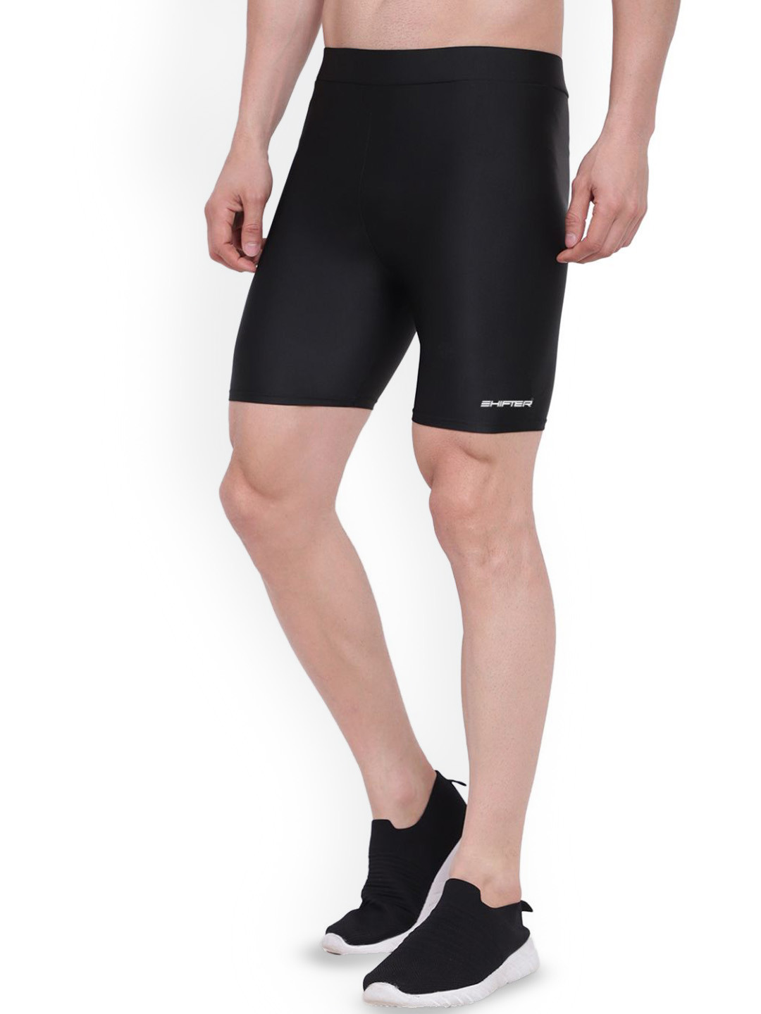 SHIFTER Unisex Slim Fit High-Rise Training or Gym Sports Shorts