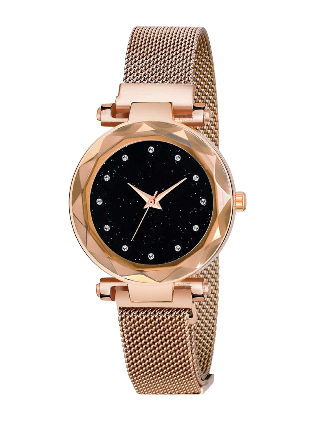 Miss Perfect Women Embellished Dial & Bracelet Style Straps Analogue Watch mm328