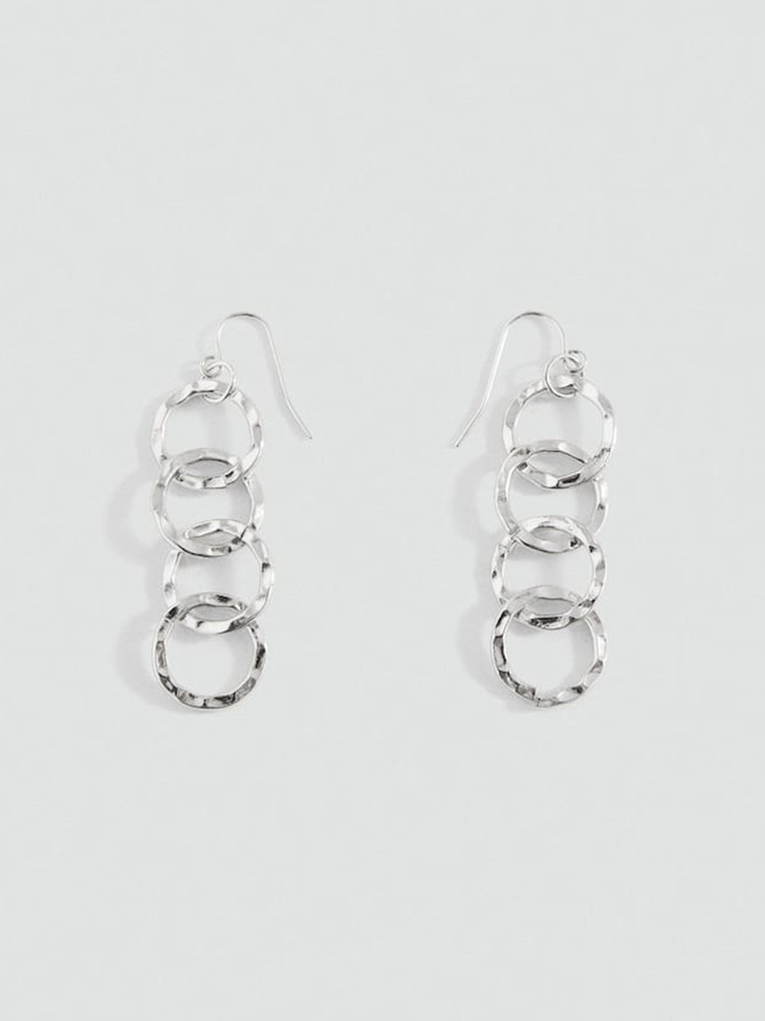 MANGO Contemporary Drop Earrings