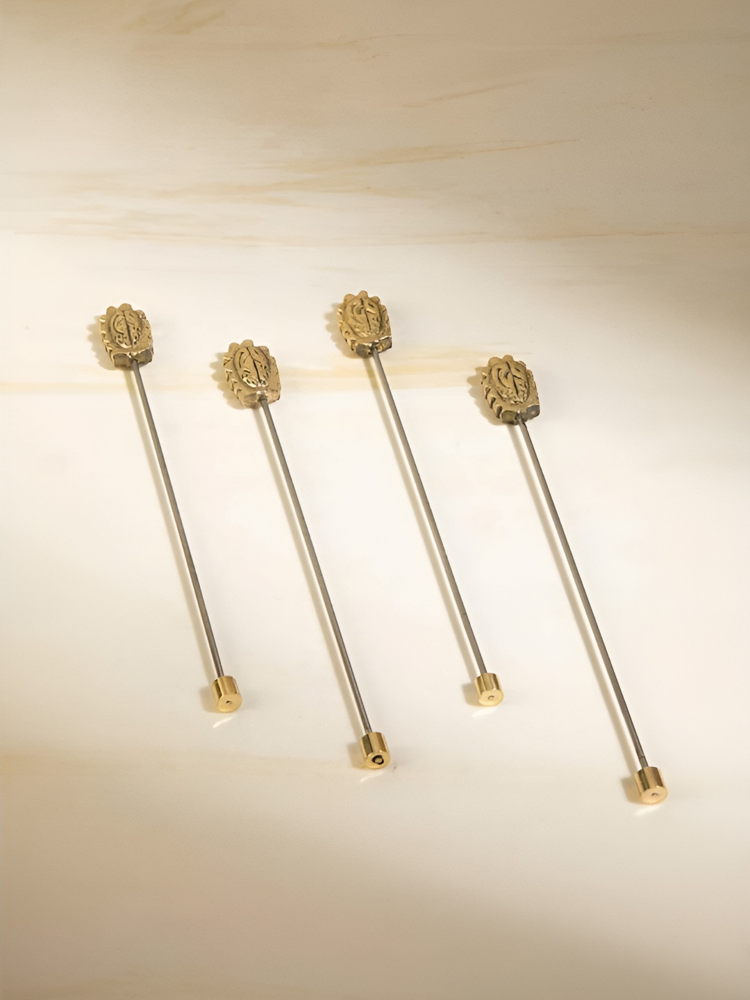 FREEDOM TREE Gold-Toned 4 Pieces Barware Tool Sets