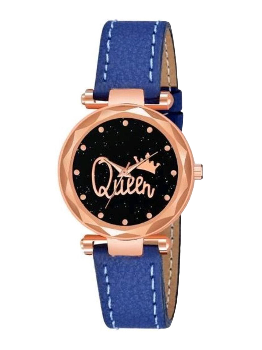 Miss Perfect Women Embellished Dial & Leather Straps Analogue Watch Cvv81