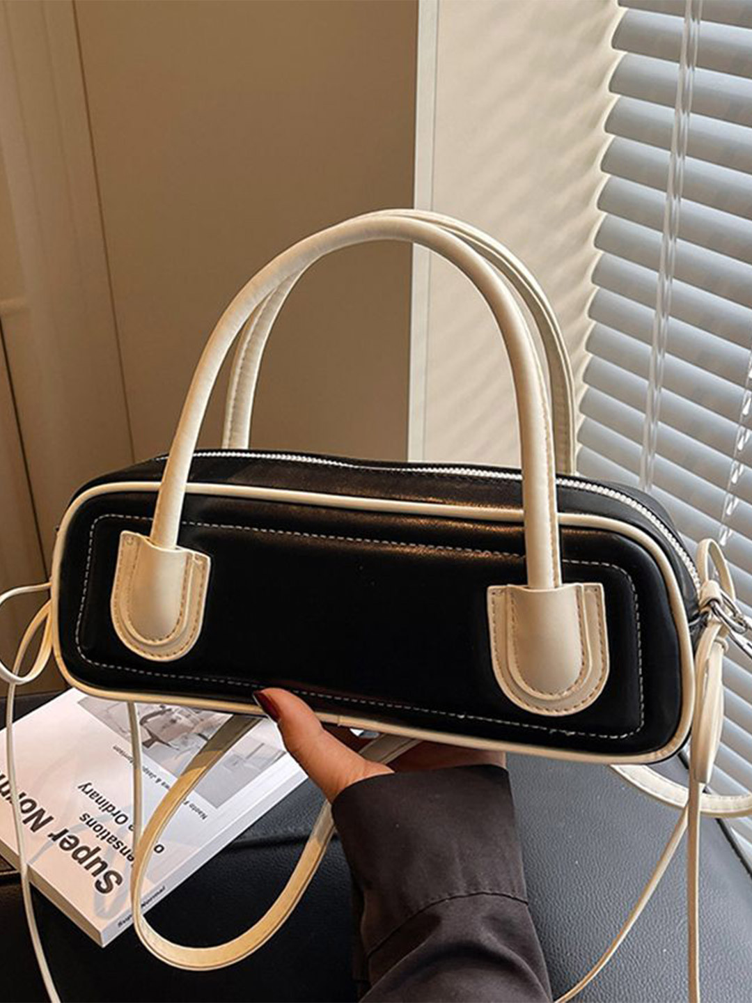 CORSICA Swagger Two Handle Shoulder Bag With Non-Detachable Sling Strap