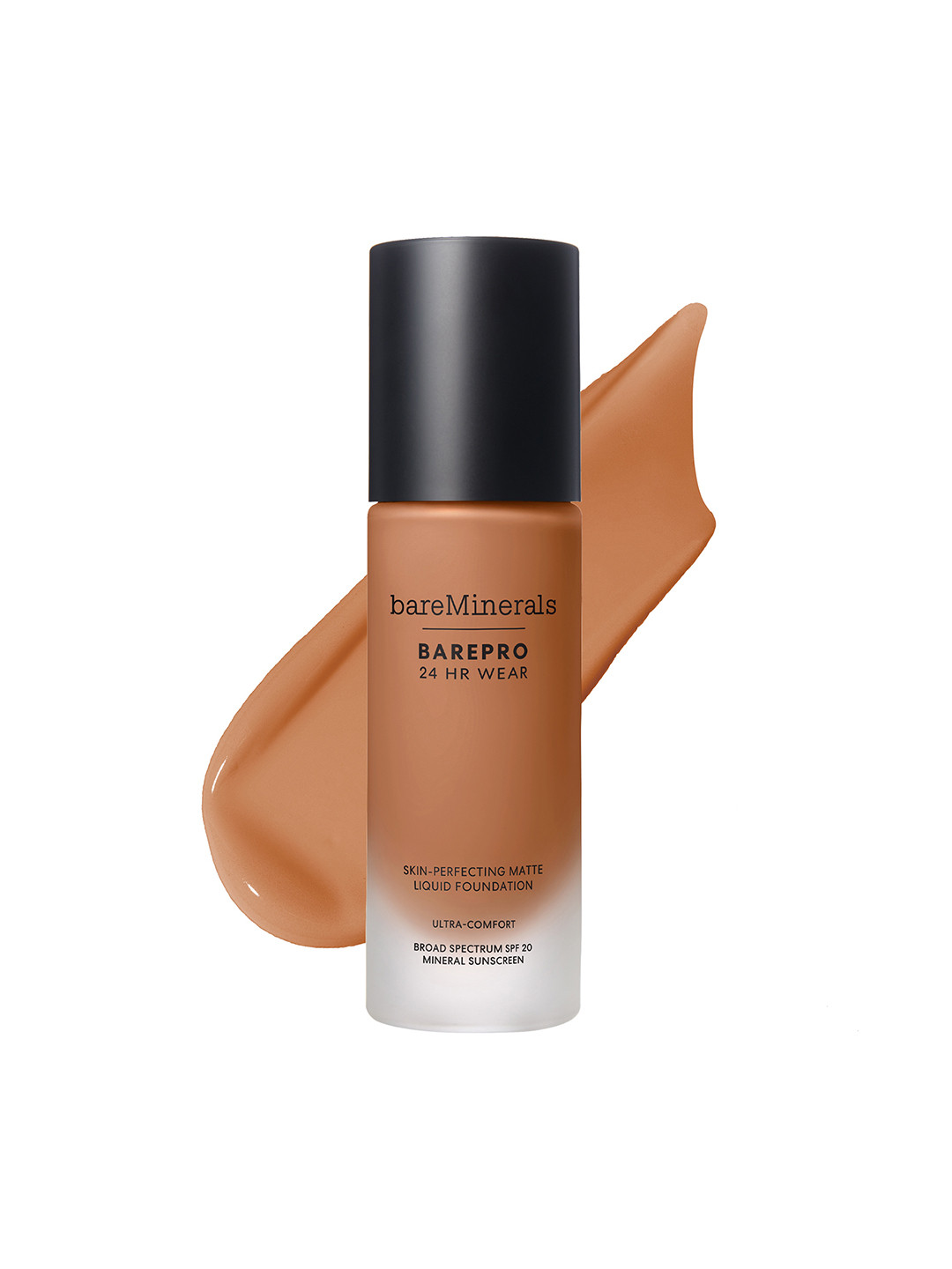 bareMinerals BarePro 24HR Matte Perfection Liquid Foundation -30ml-Medium Deep Neutral 45