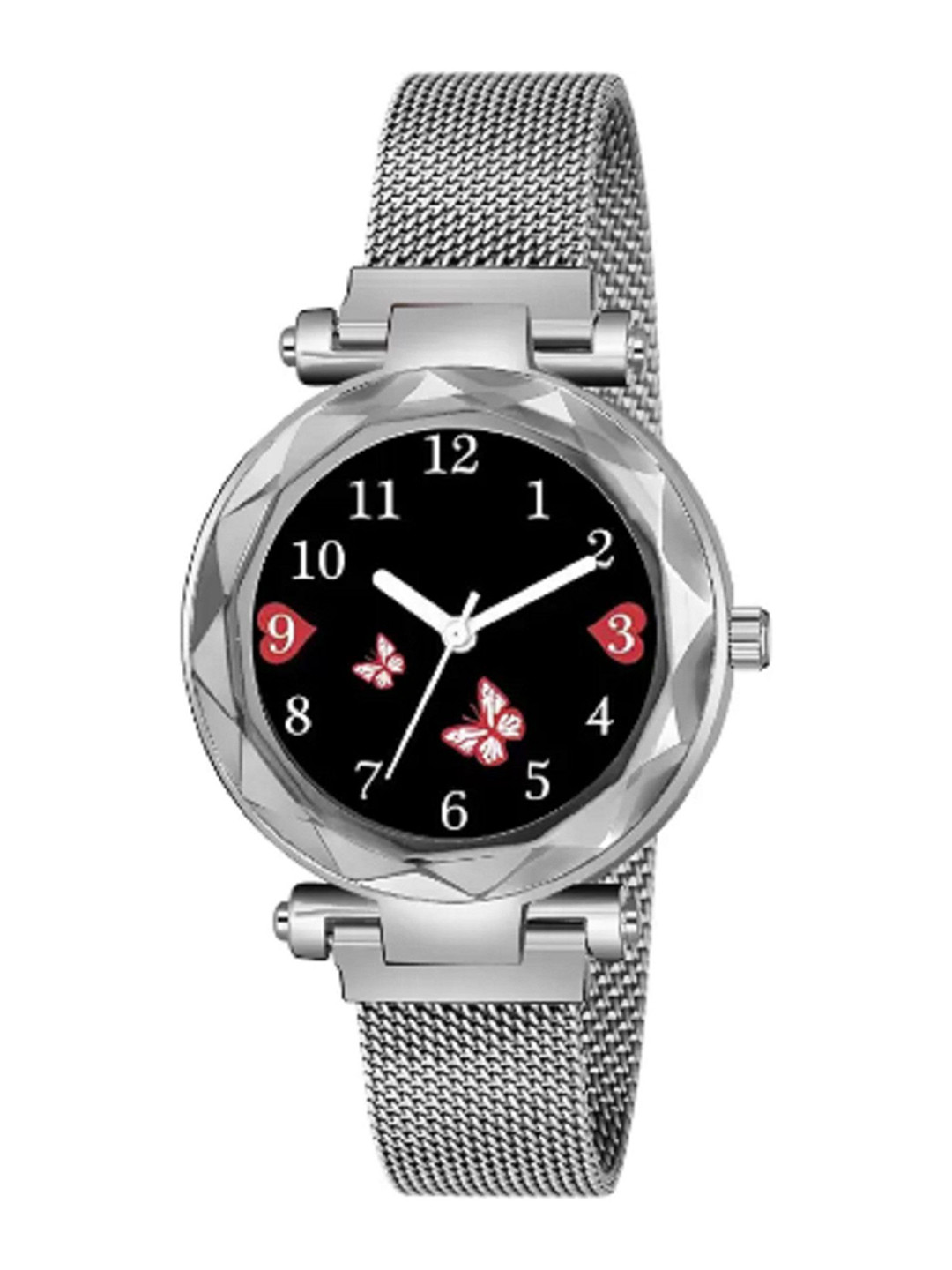 Miss Perfect Women Round Dial & Bracelet Style Straps Analogue Watch DF114