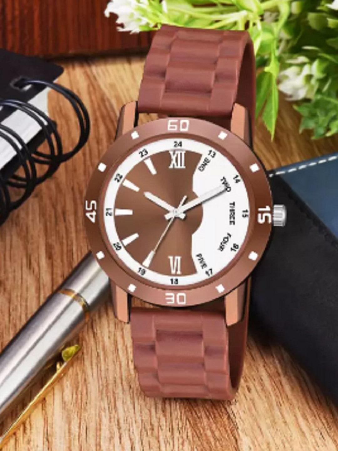 Miss Perfect Men Printed Dial & Straps Analogue Watch AC133