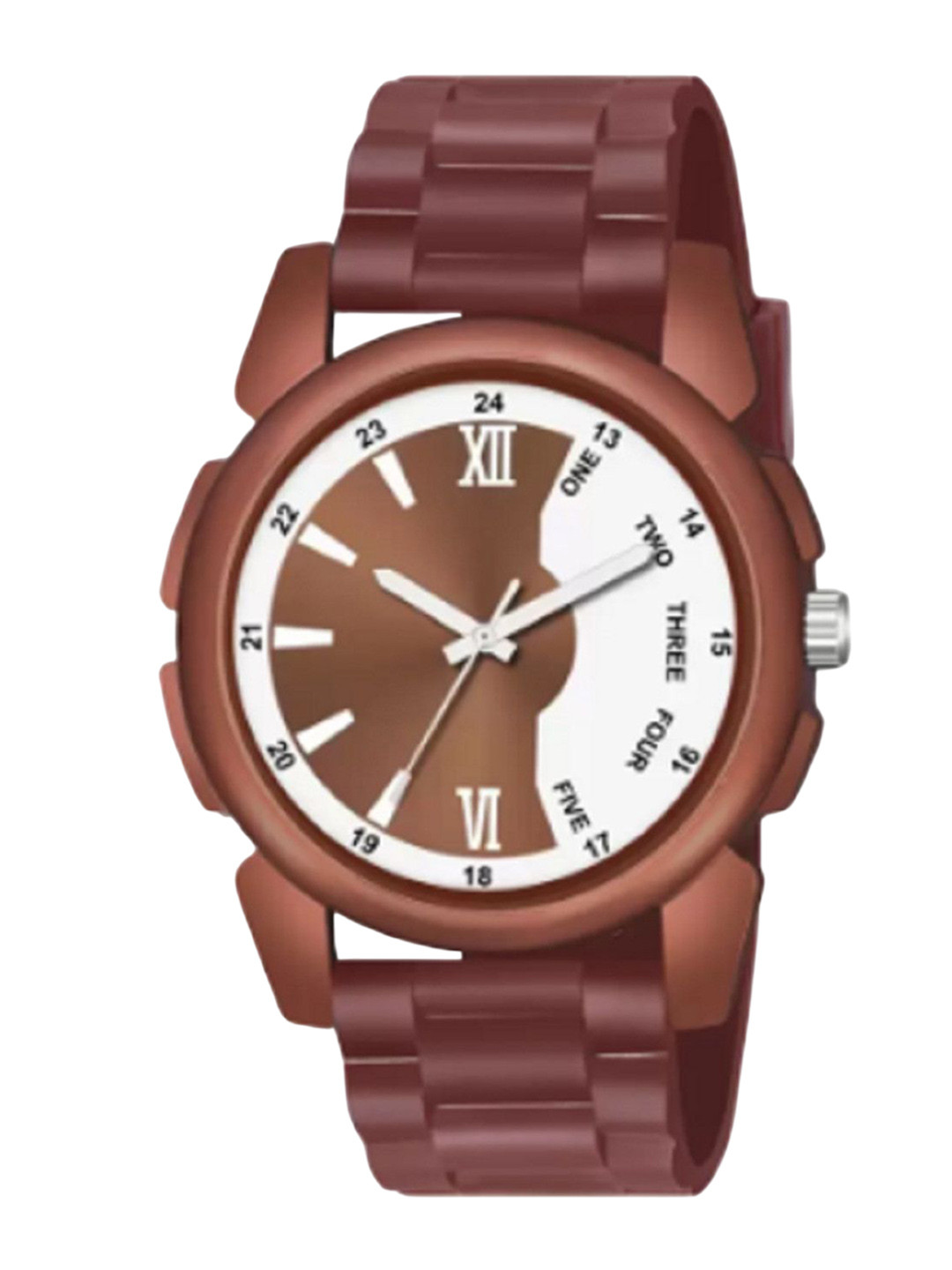 Miss Perfect Men Round Dial & Straps Analogue Watch AC103