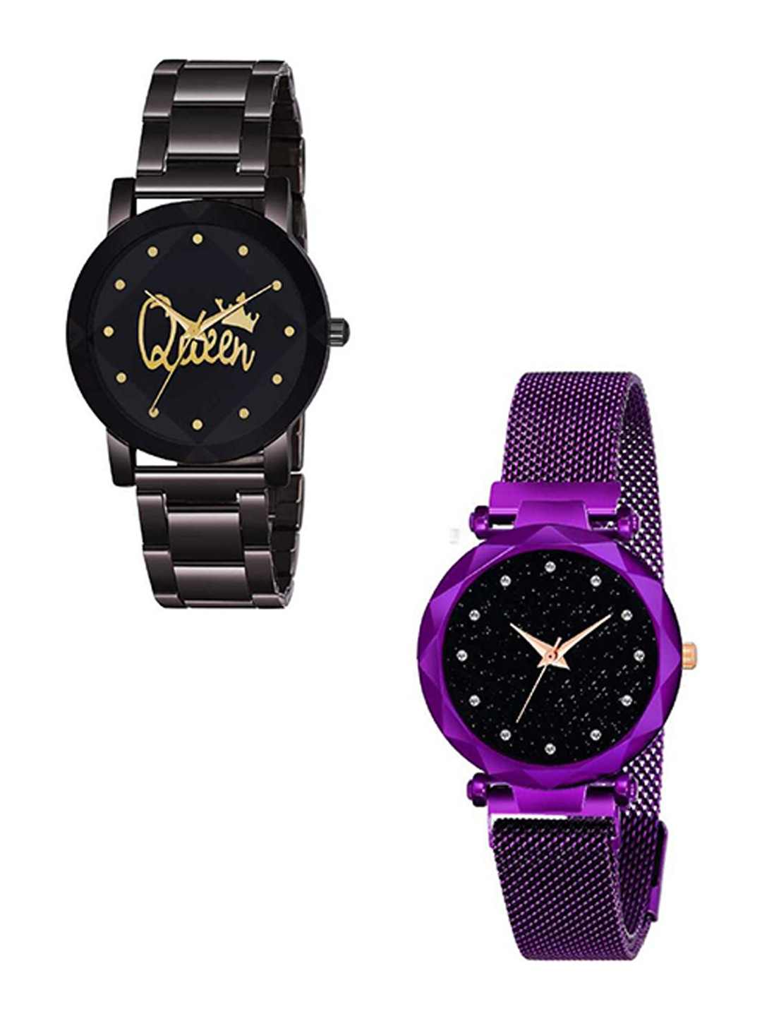 Miss Perfect Women Pack of 2 Embellished Dial Analogue Watch ar1404