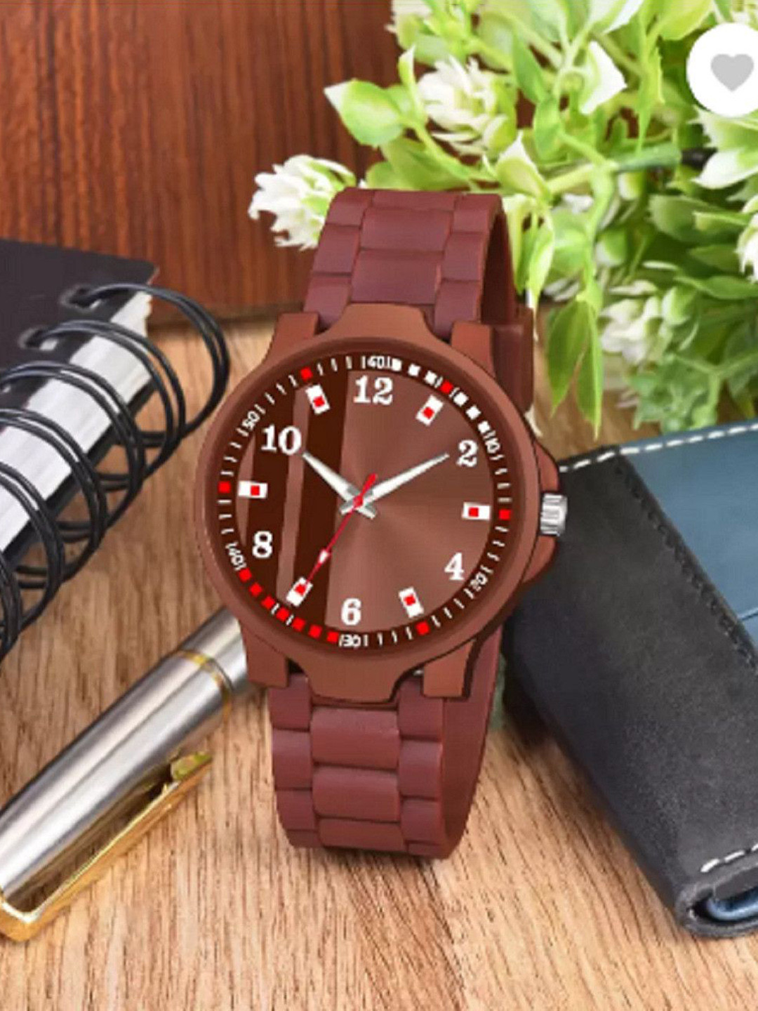 Miss Perfect Men Dial & Bracelet Style Straps Analogue Watch ACC309