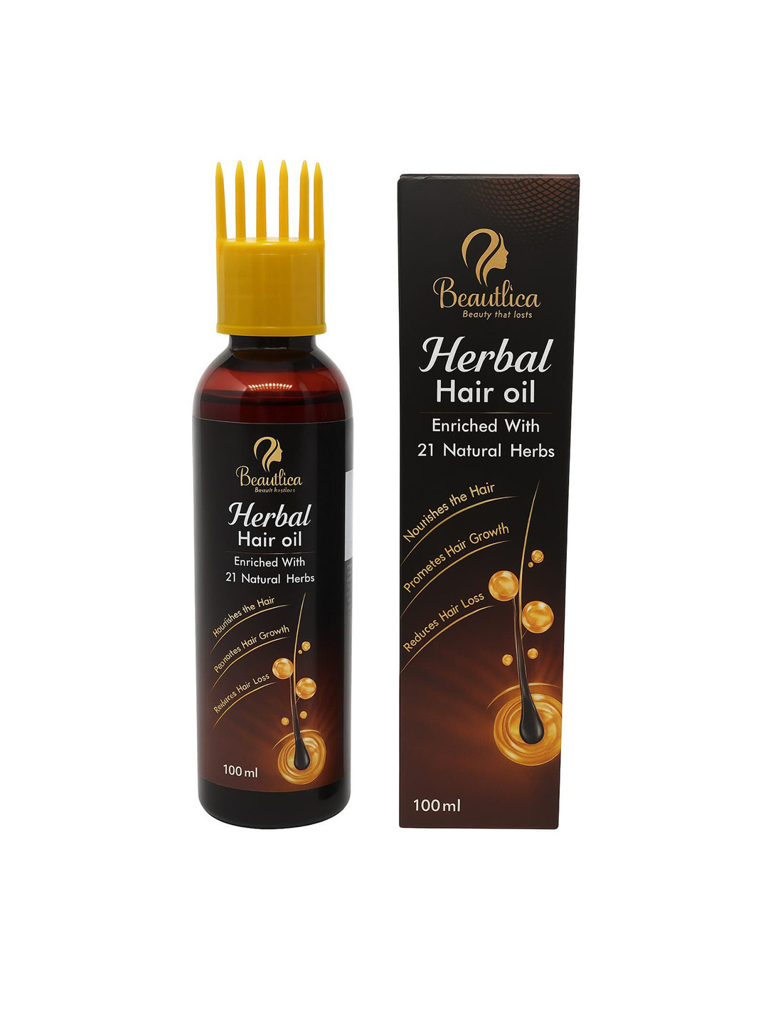 Beautica Set Of 5 Onion Hair Oil - 100 ml Each