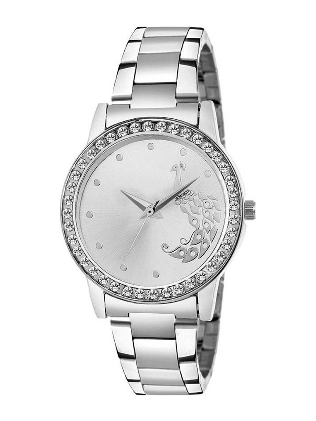 Miss Perfect Women Embellished Dial & Bracelet Style Straps Analogue Watch ar228