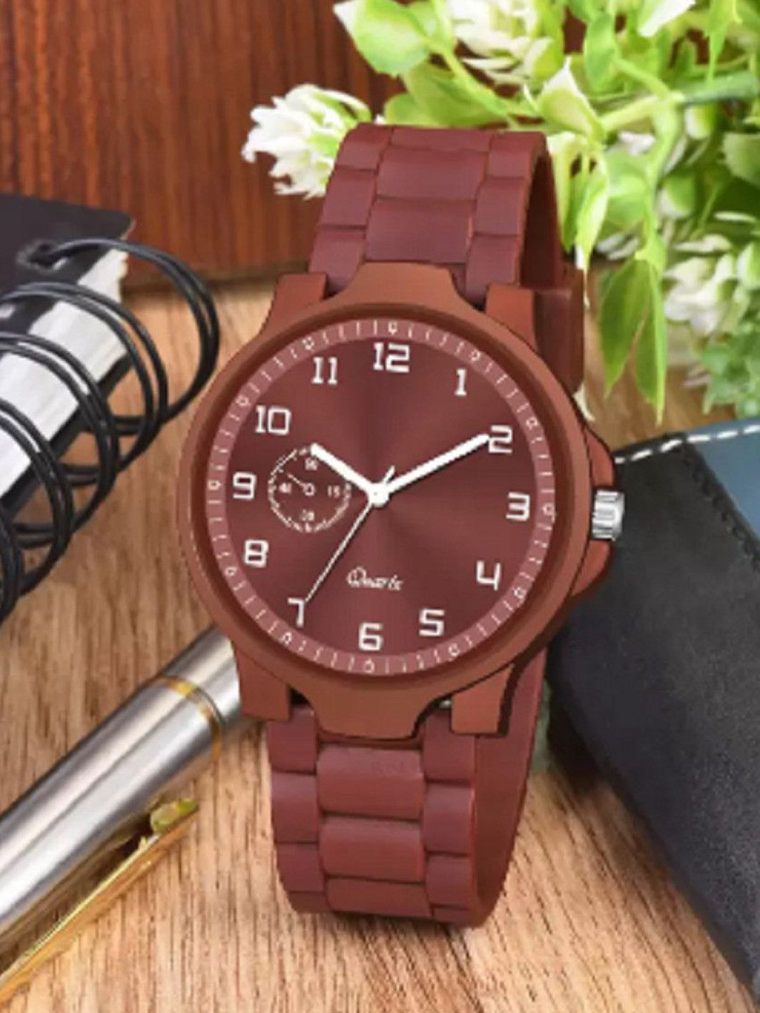 Miss Perfect Men Round Dial & Straps Analogue Watch AC168