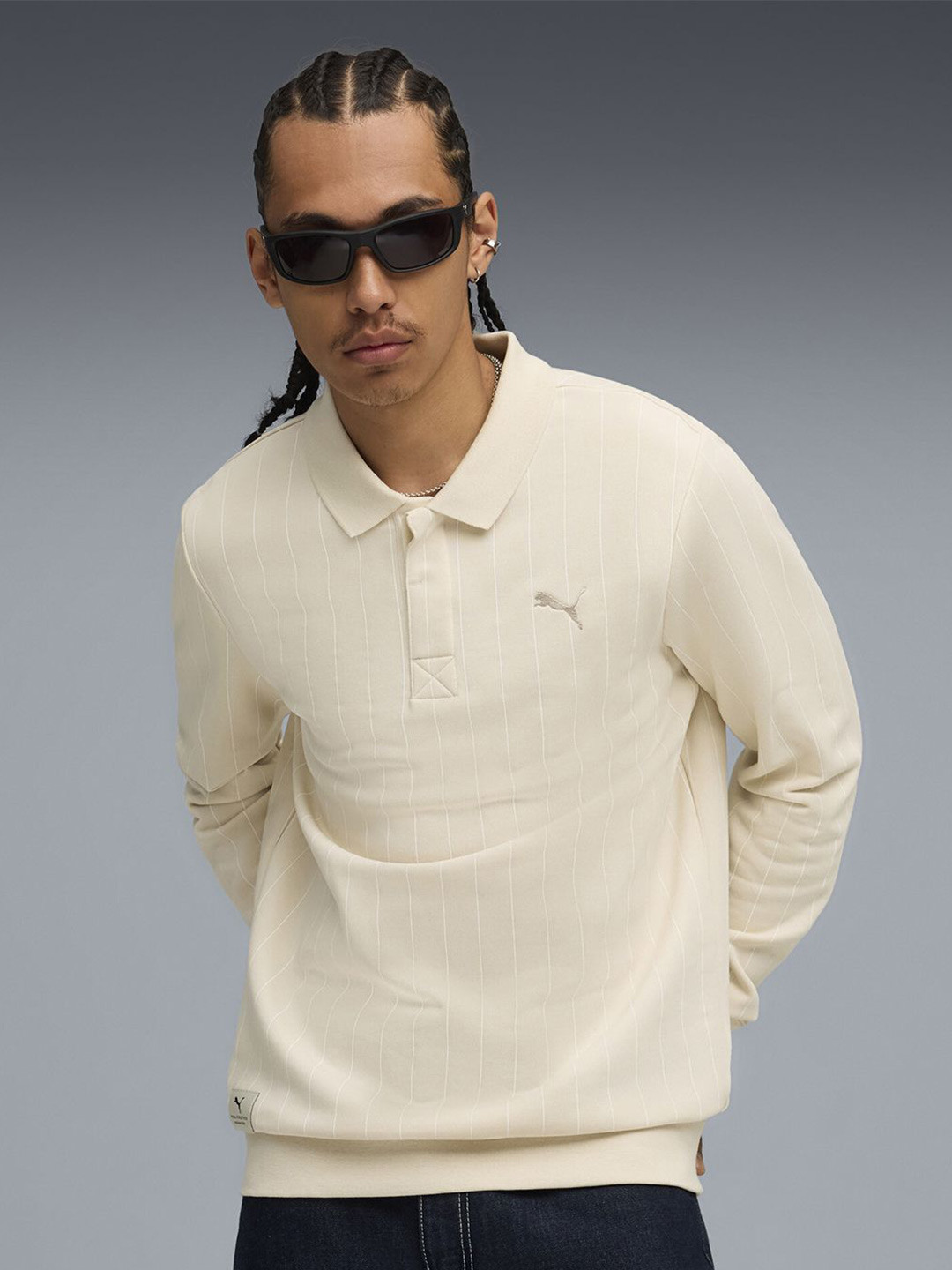 Puma CLASS Mens Crew Neck Cotton Sweatshirt