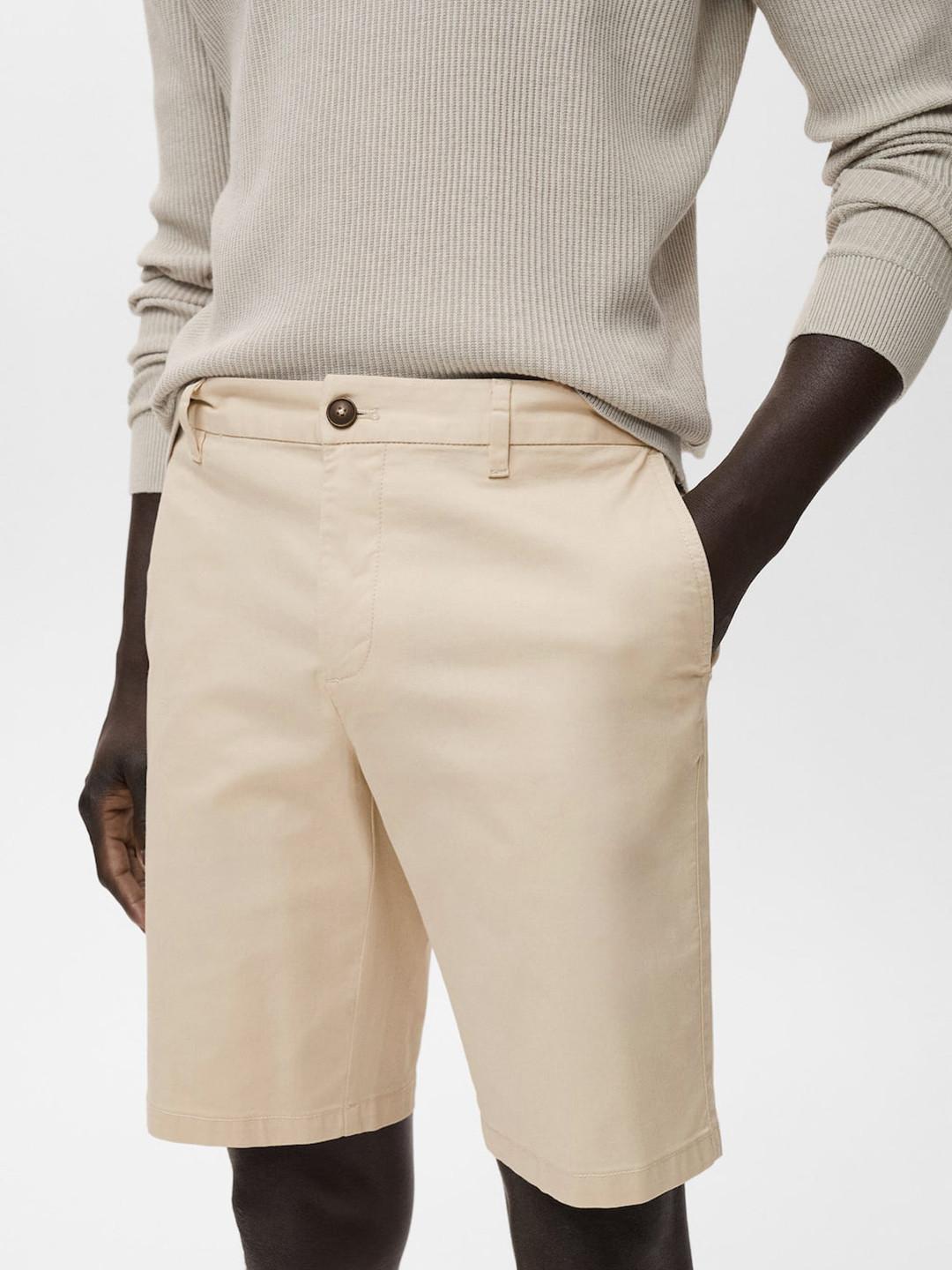 MANGO MAN Slim Fit Bermuda Shorts