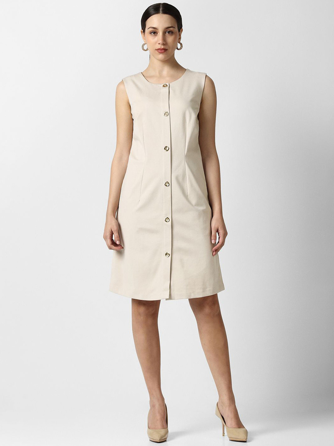 Van Heusen Woman Sleeveless Formal A-Line Mini Dress