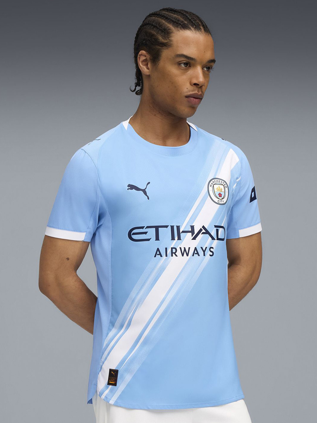 Puma Manchester City 25/26 Men's Authentic Home Jersey