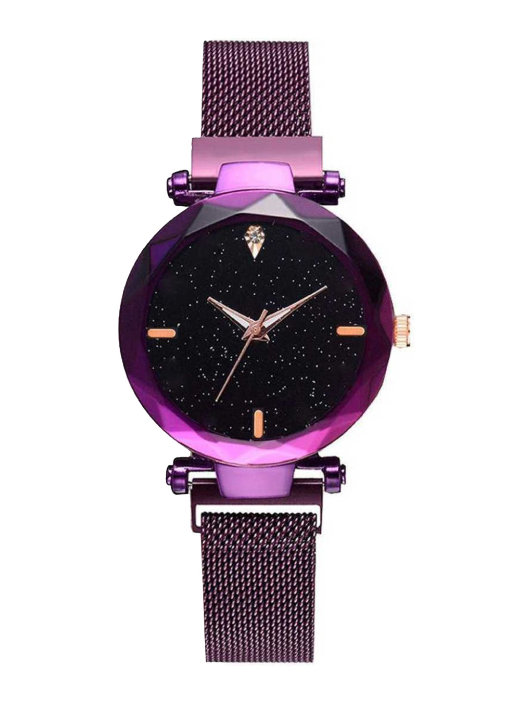 Miss Perfect Women Embellished Dial & Bracelet Style Straps Analogue Watch MEPR-+