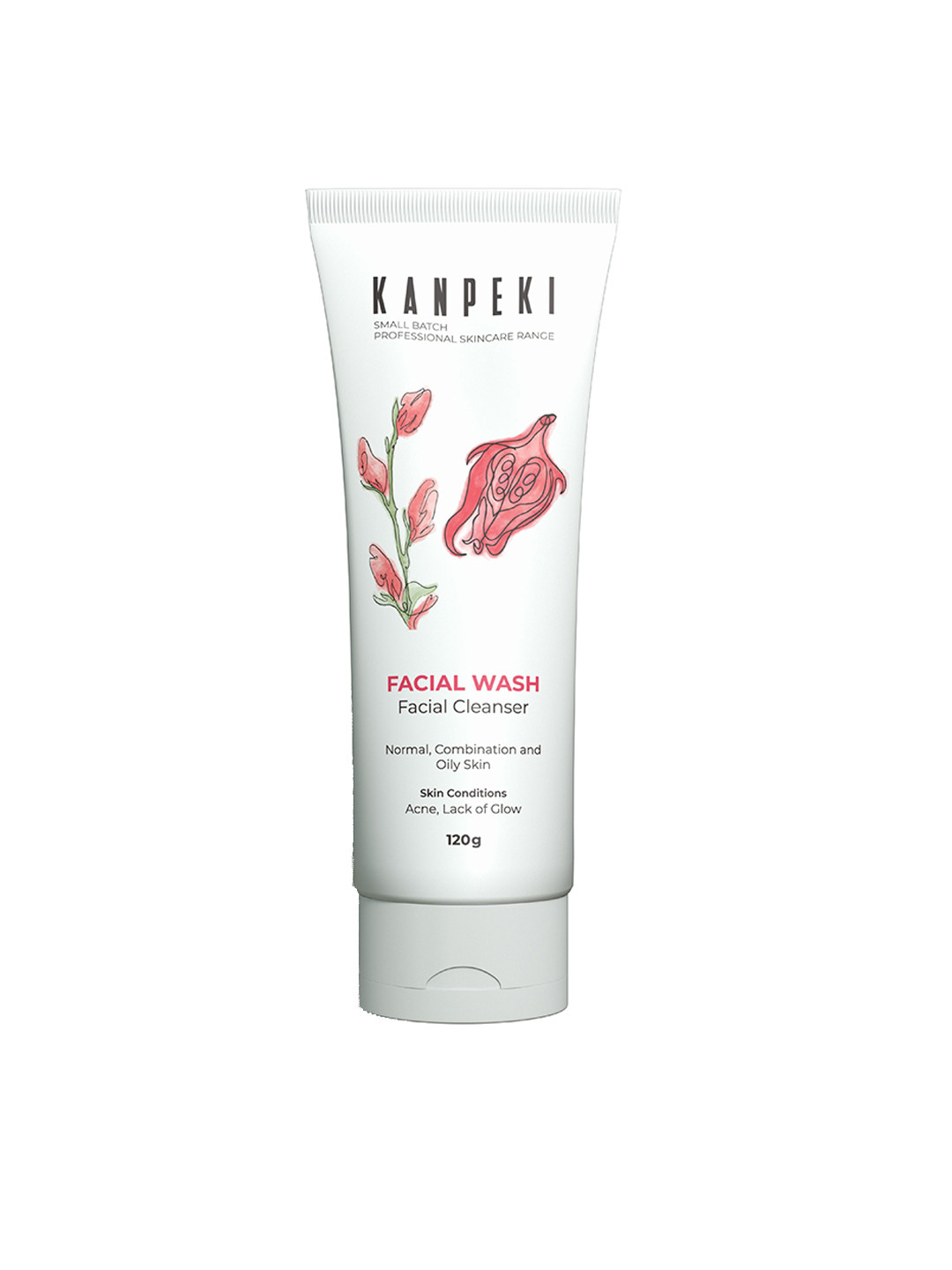 Kanpeki Facial Wash With Basil & Mint- 120 g