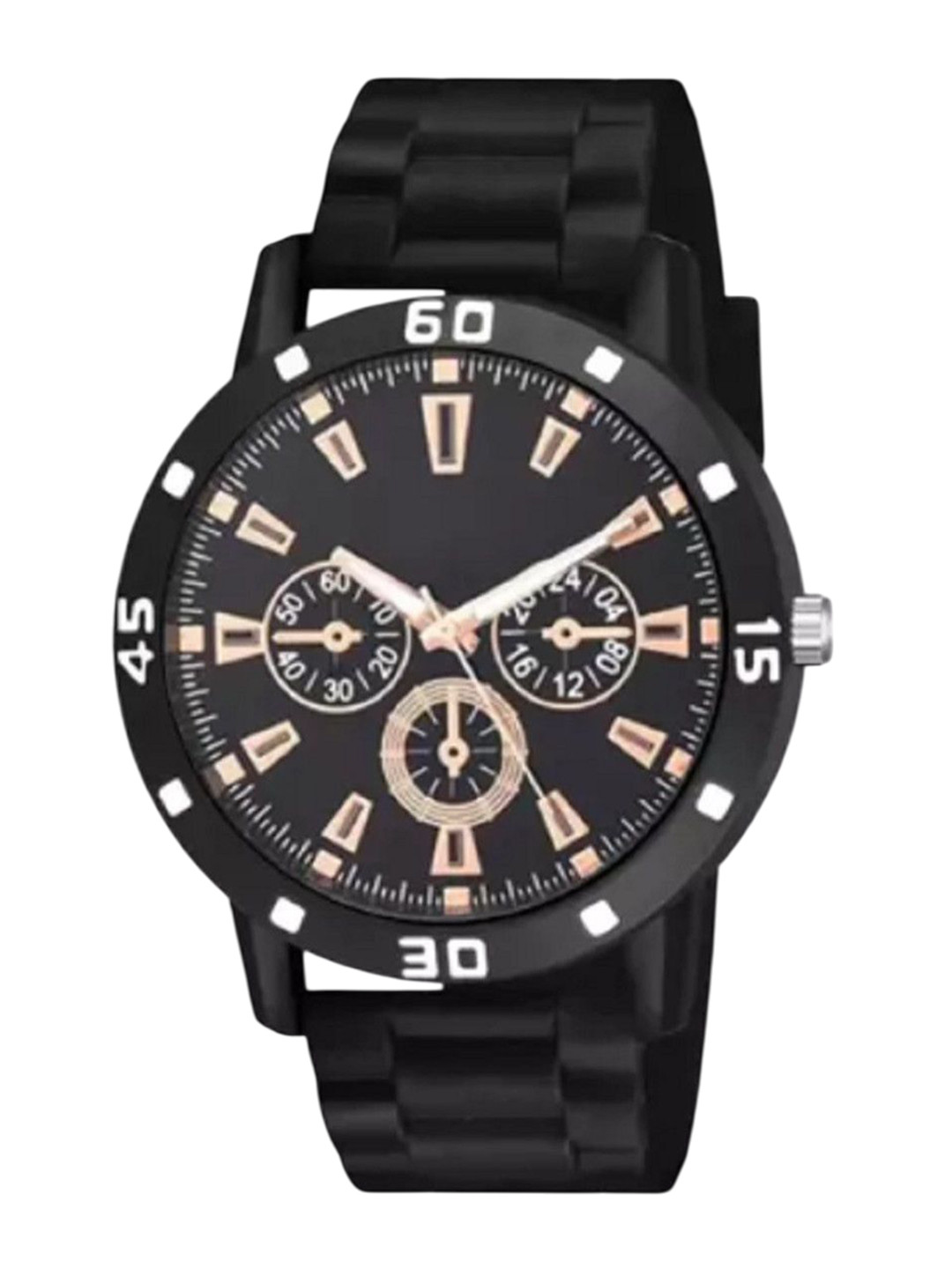 Miss Perfect Men Printed Dial & Textured Straps Analogue Watch CO_42