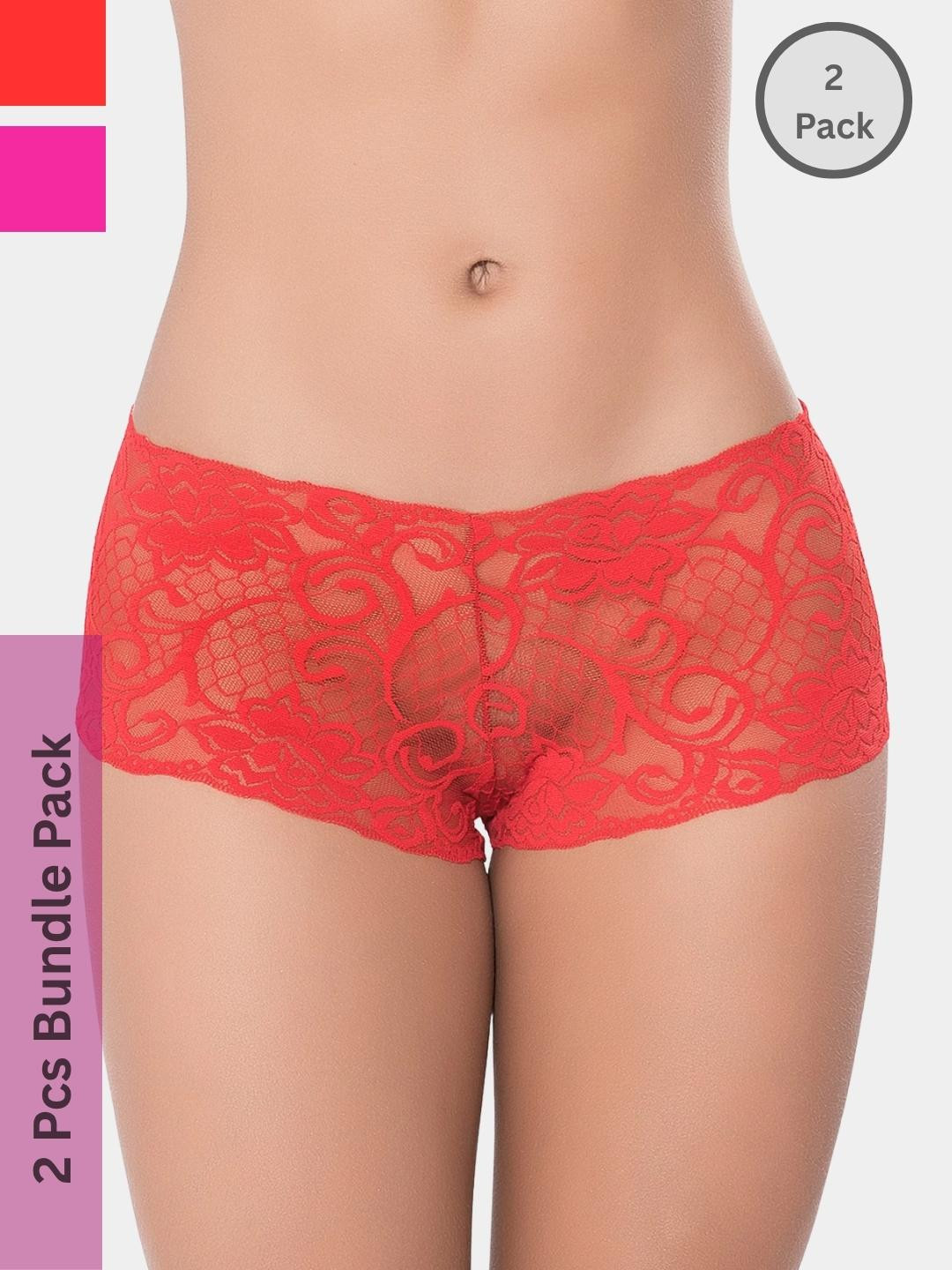 LoveAasan Pack Of 2 Boyshorts Panty for Women