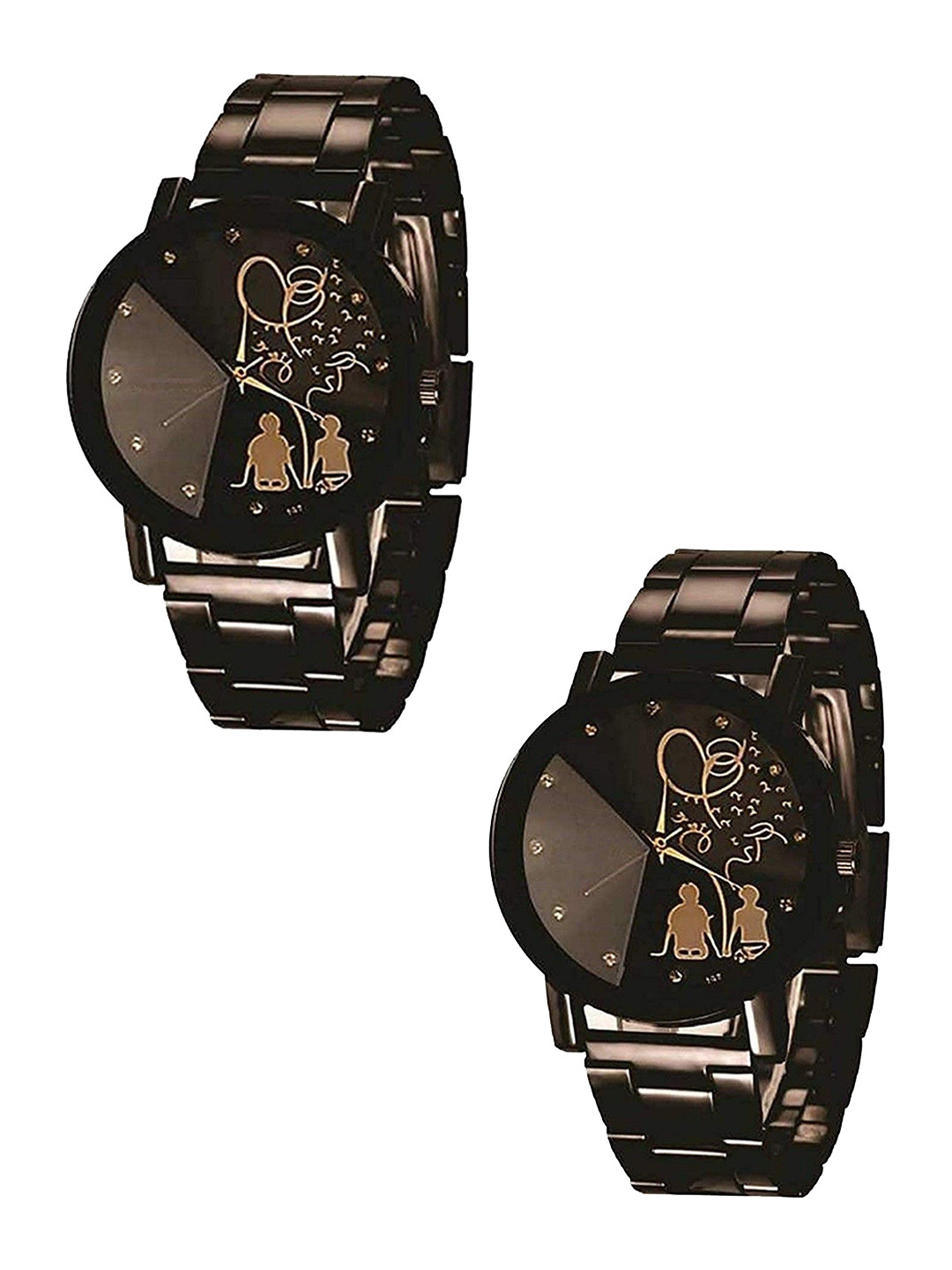 Miss Perfect Unisex Printed Dial & Bracelet Style Straps Analogue Watch jk_788