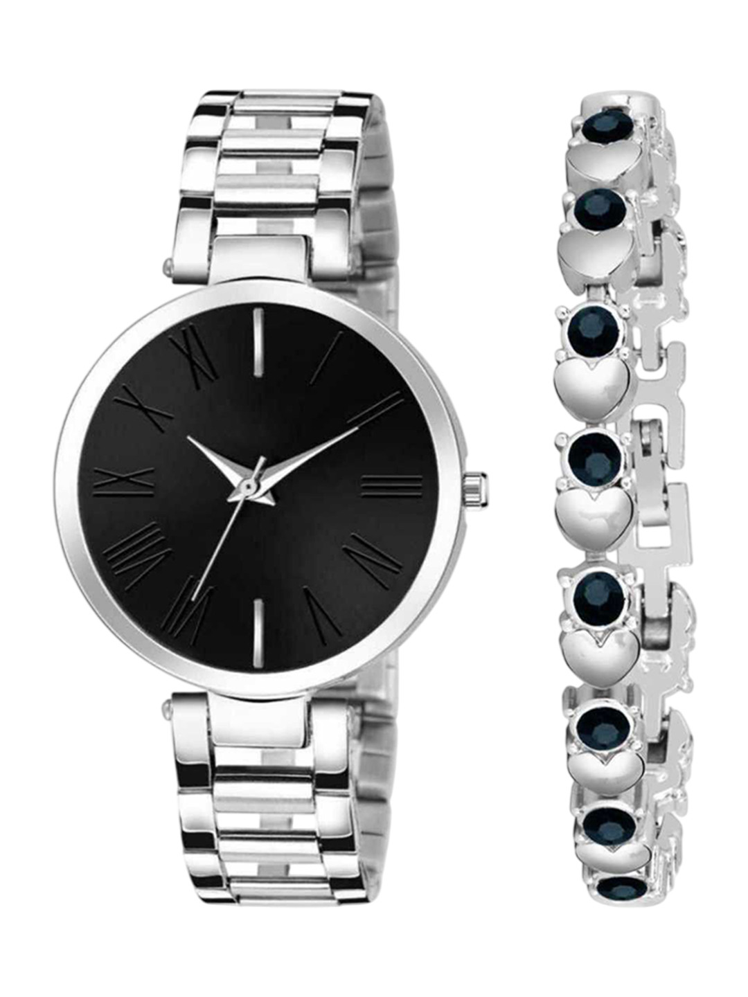 Miss Perfect Unisex Analogue Watch And Bracelet ni552