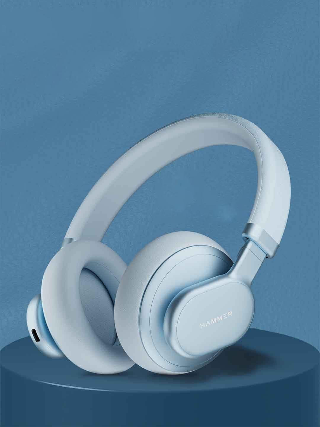 HAMMER Bash Max Wireless Bluetooth Headphones With Button Control Headphones