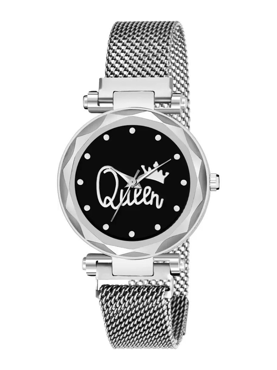 Miss Perfect Women Embellished Dial & Bracelet Style Straps Analogue Watch YP451