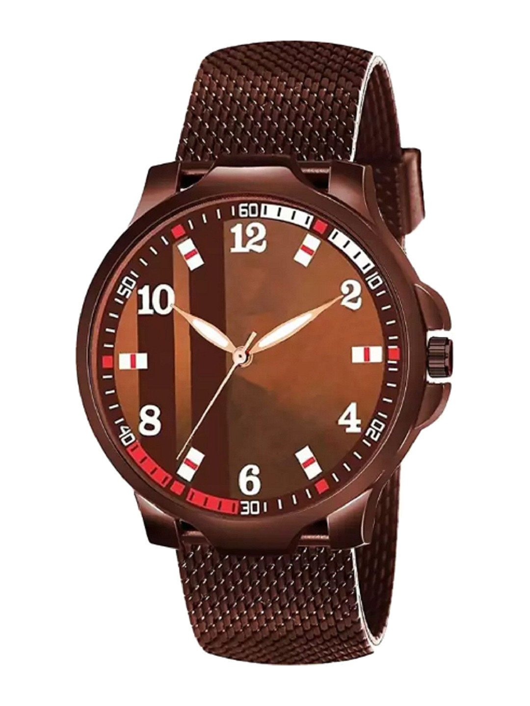 Miss Perfect Men Round Dial & Bracelet Style Straps Analogue Watch AC61