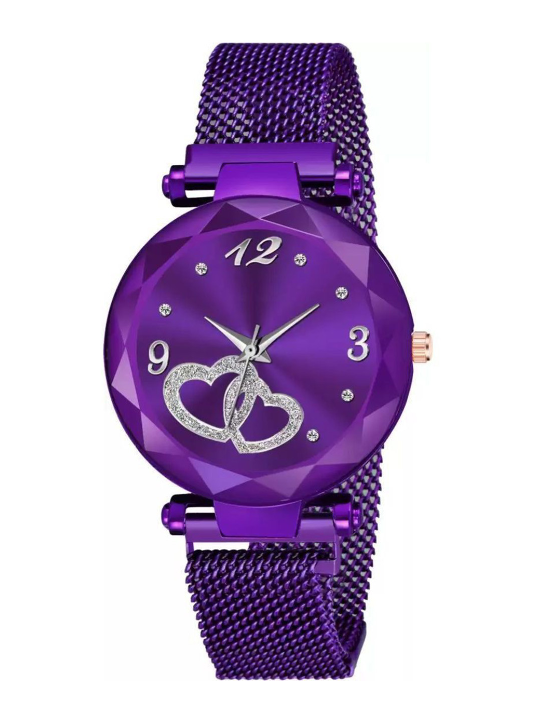 Miss Perfect Women Embellished Dial & Bracelet Style Straps Analogue Watch jk730