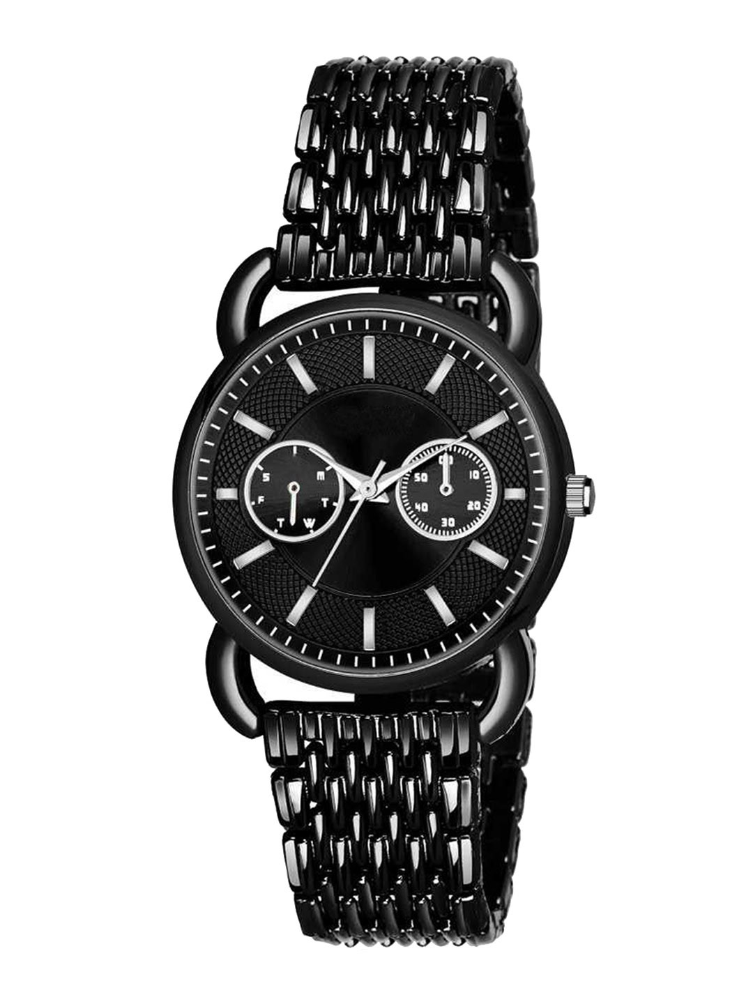 Miss Perfect Women Textured Dial & Bracelet Style Straps Analogue Watch FFFx12