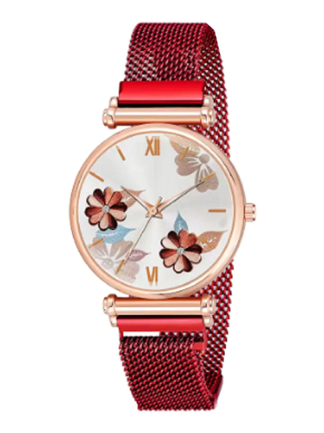 Miss Perfect Women Printed Dial & Bracelet Style Straps Analogue Watch LJ464