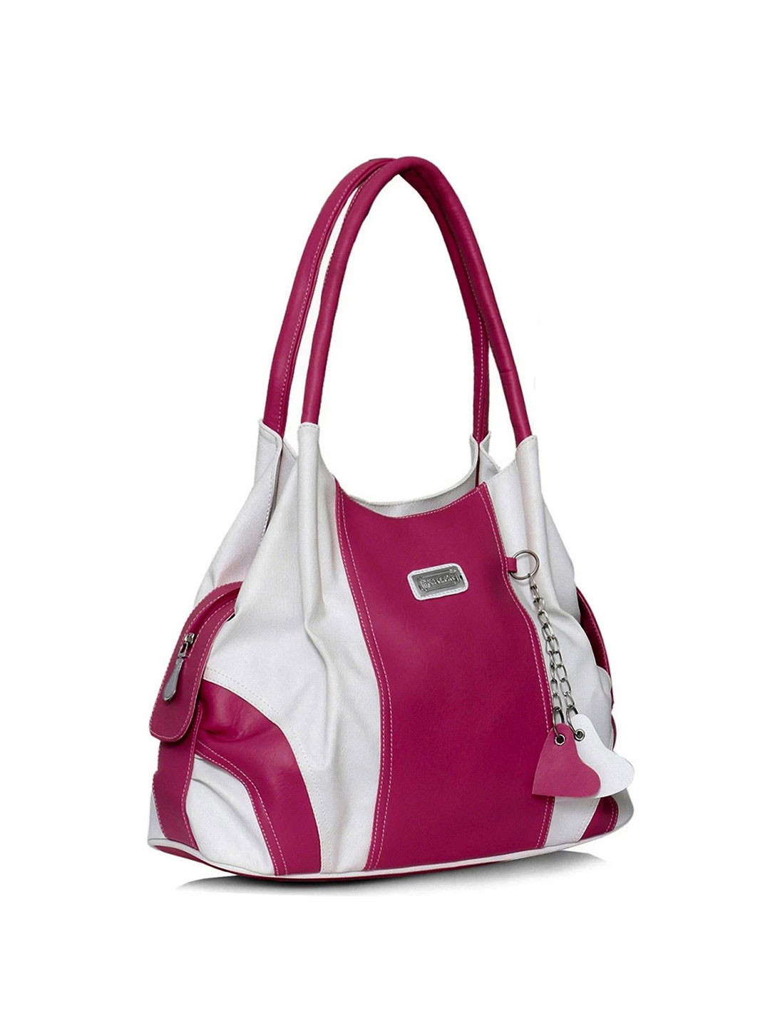 FLOTO Structured Handheld Bag with Applique