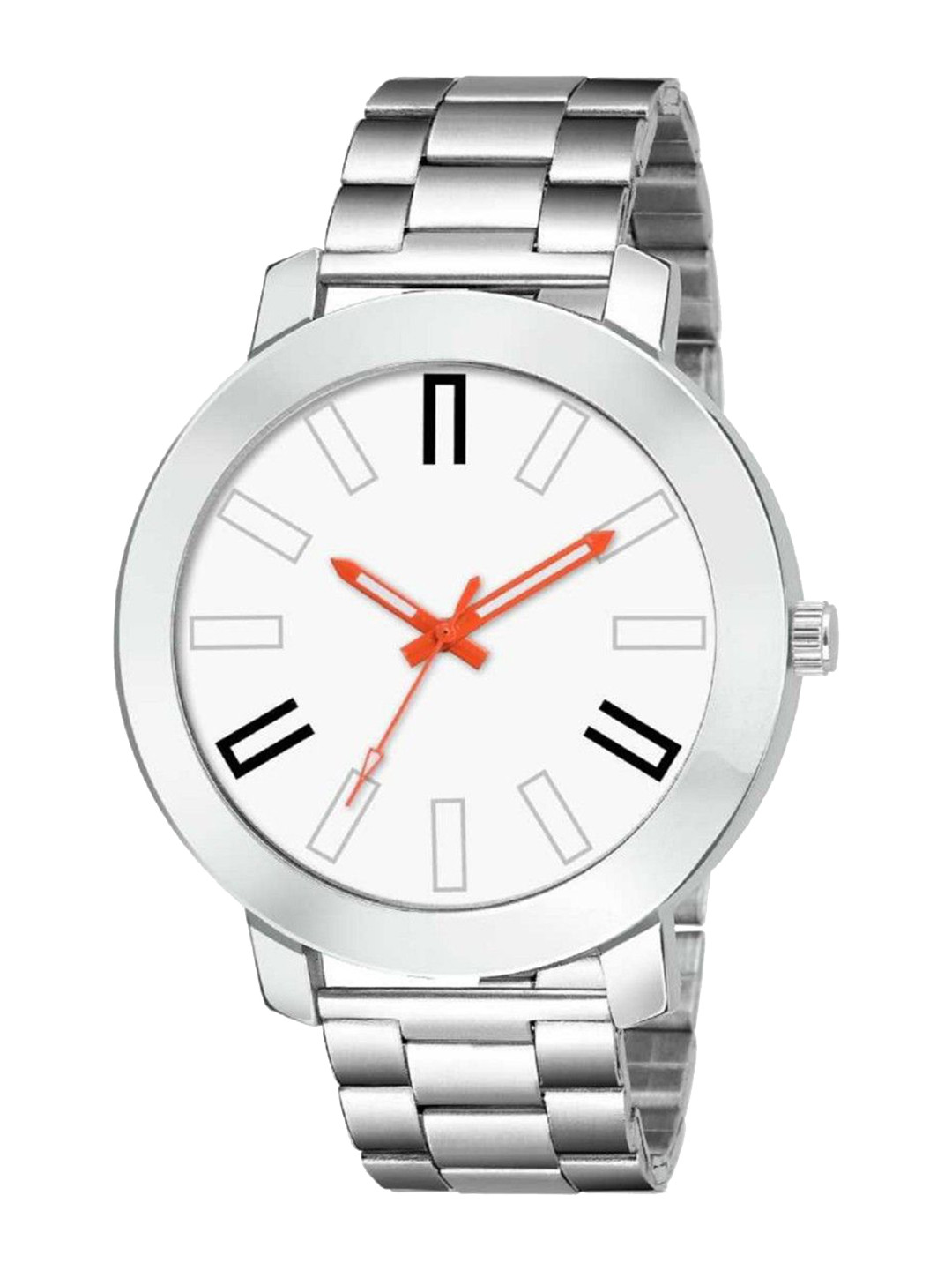 Miss Perfect Men Stainless Steel Bracelet Style Straps Analogue Watch ar958